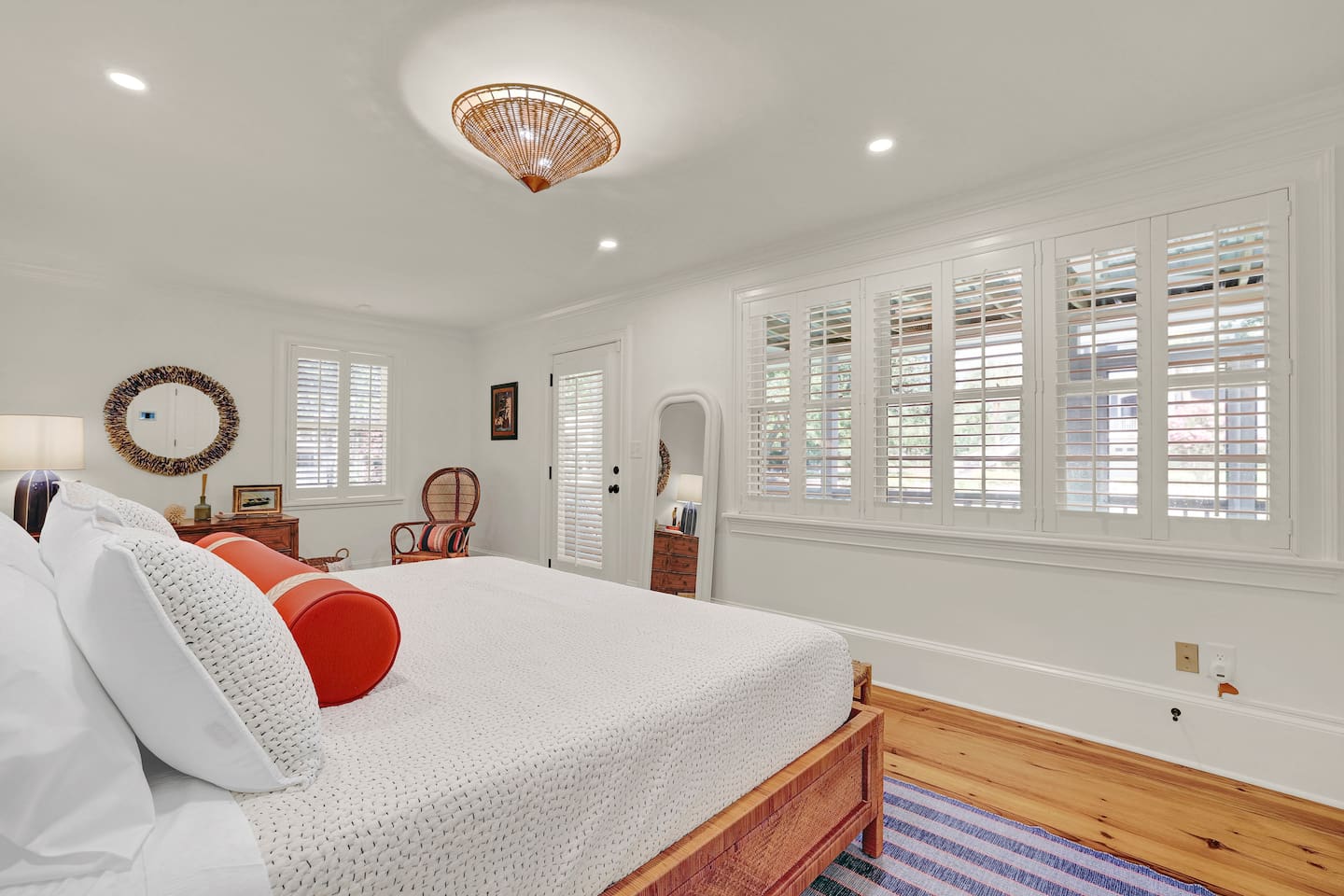 Primary suite at the back of the house with a private bathroom