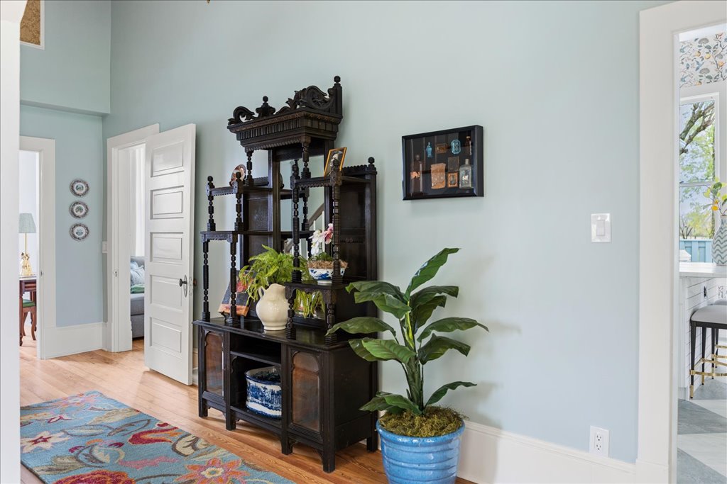 Hallway, Antiques Found Renovating