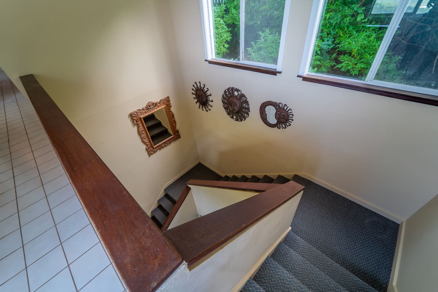 Stairway leading upstairs