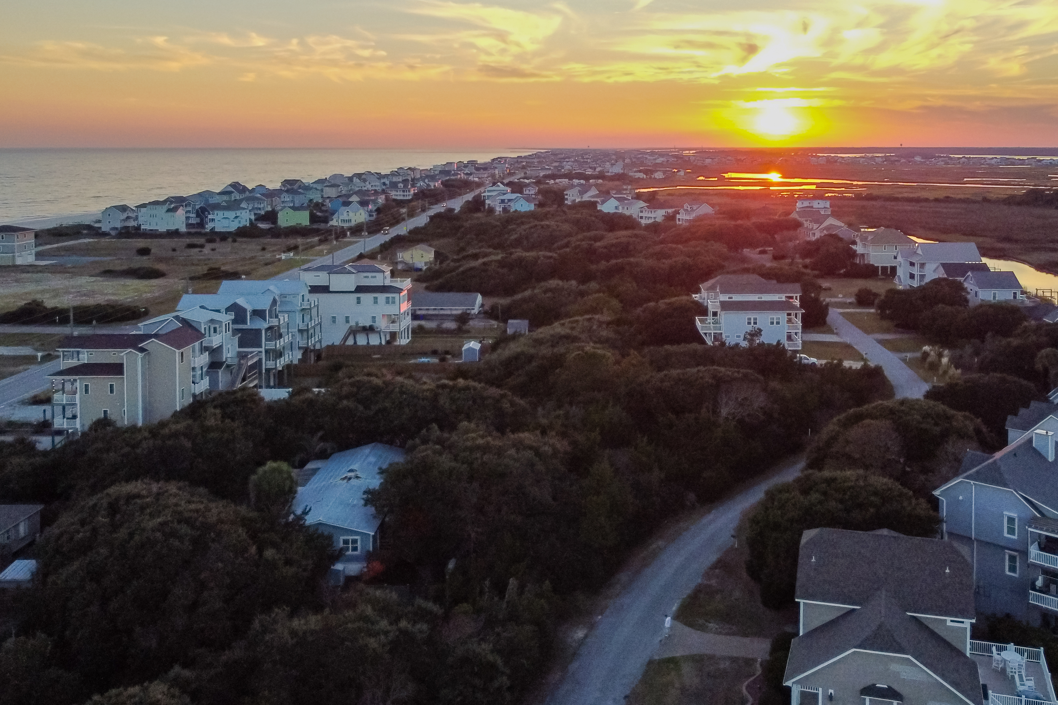 Tucked Beneath the Trees in Surf City