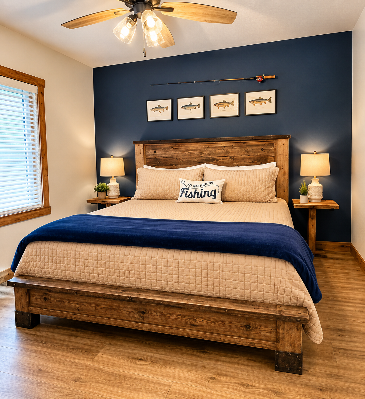 King bedroom on Main level