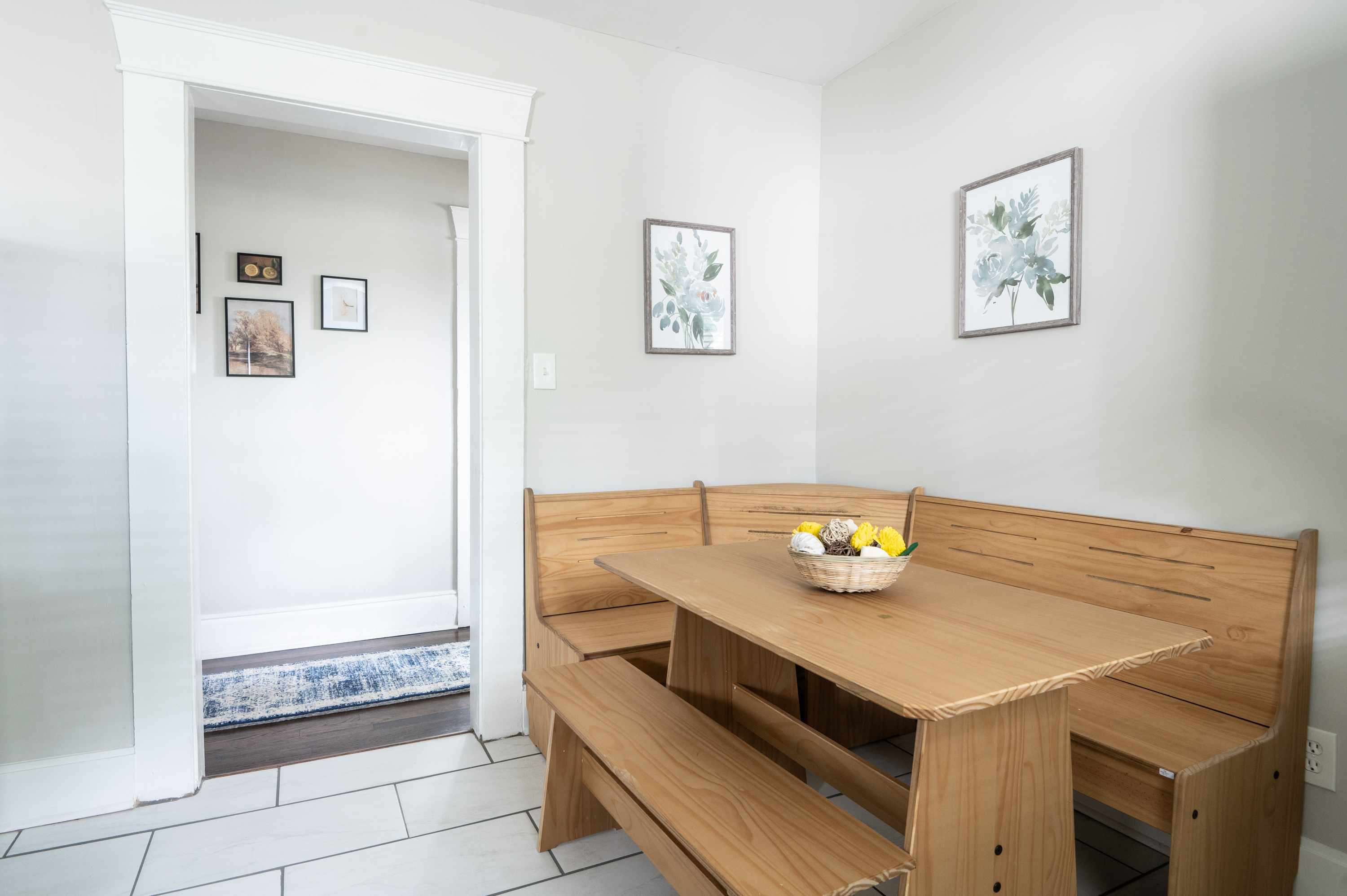 Morning Moments: Savor your morning coffee in our cozy breakfast nook that radiates warmth.