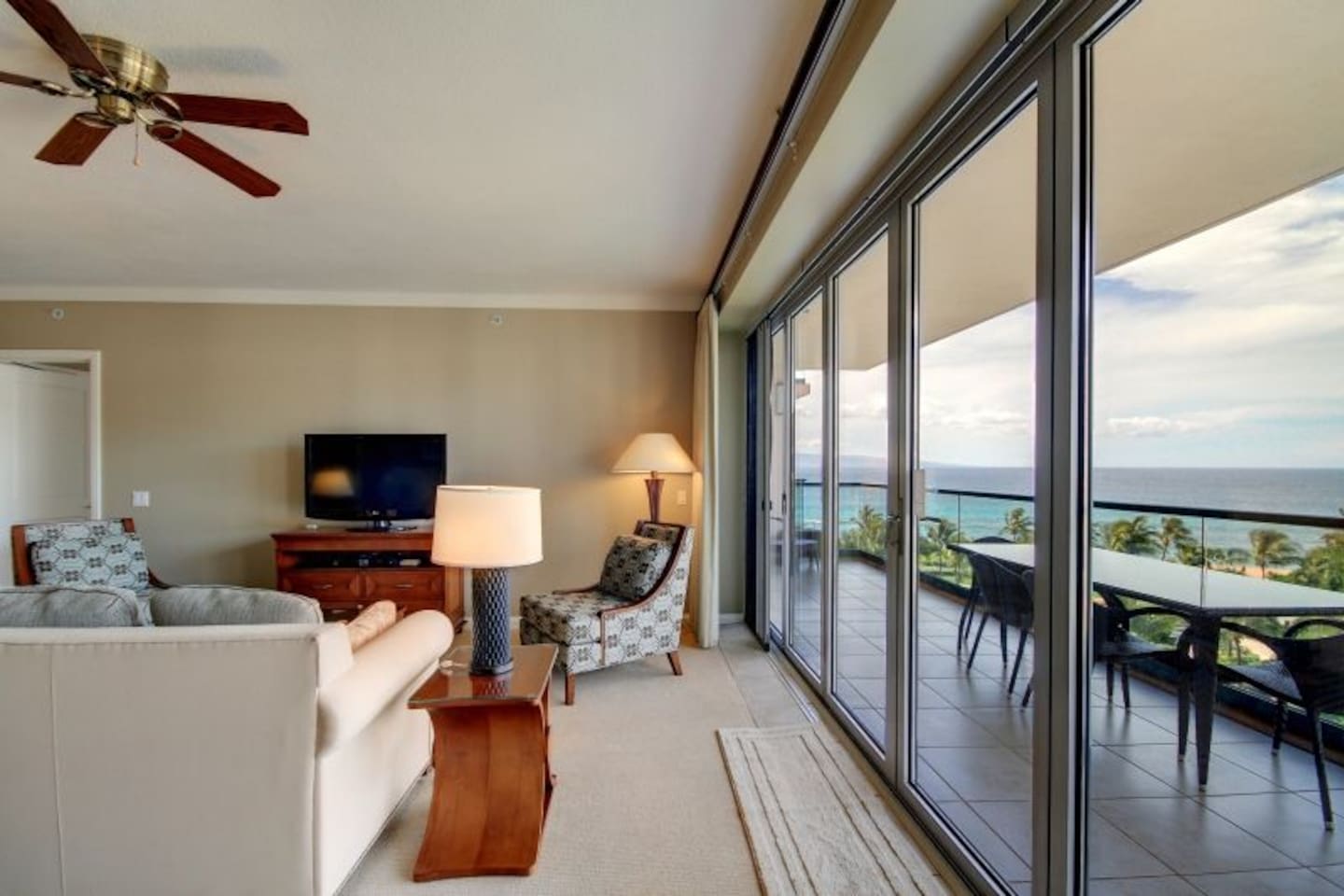 Ocean view from the condo