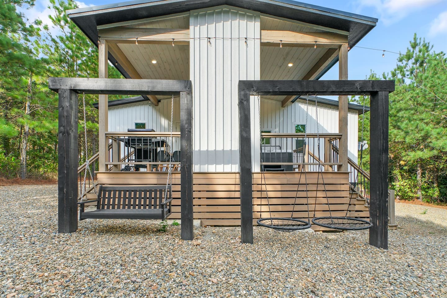 Feel the gentle breeze as you sway back and forth—perfect for quiet moments and joyful laughs.