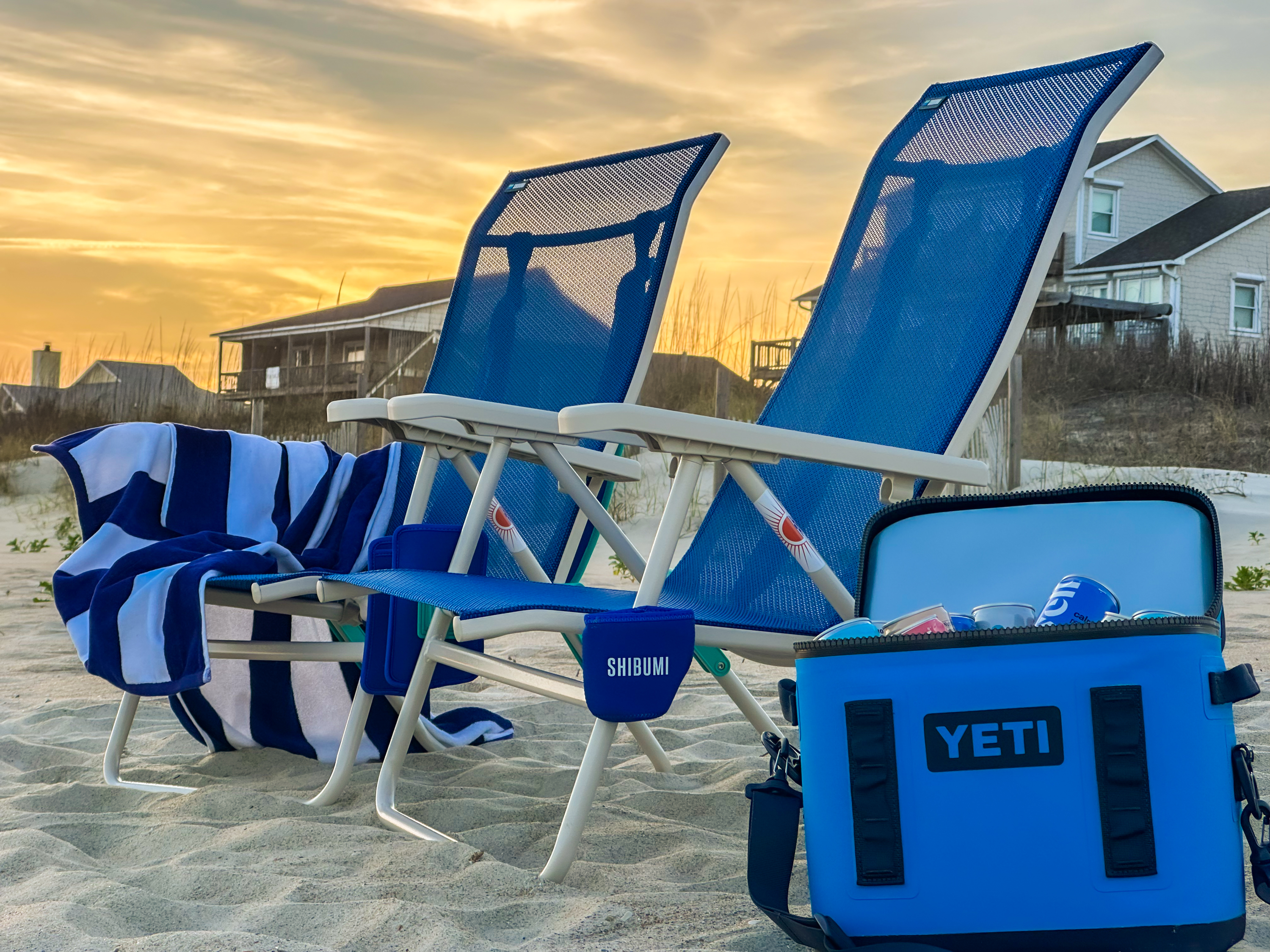 Be sure to bring our beach gear with you.