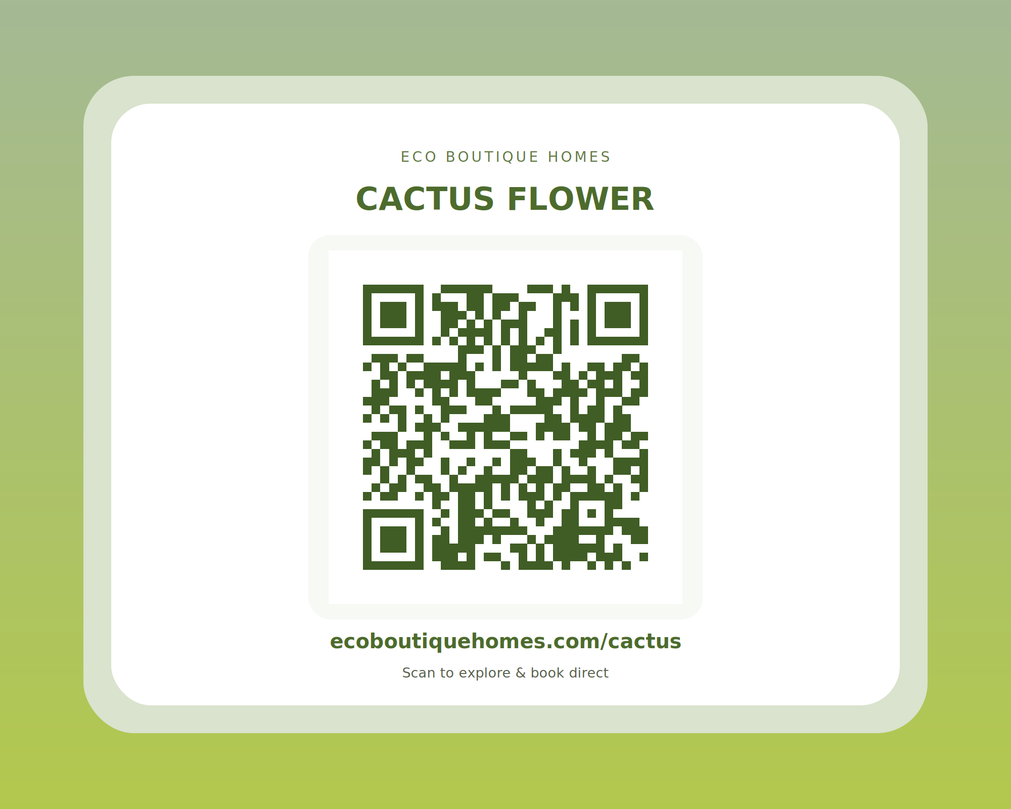 Cactus Flower | Explore and book direct: ecoboutiquehomes.com/cactus