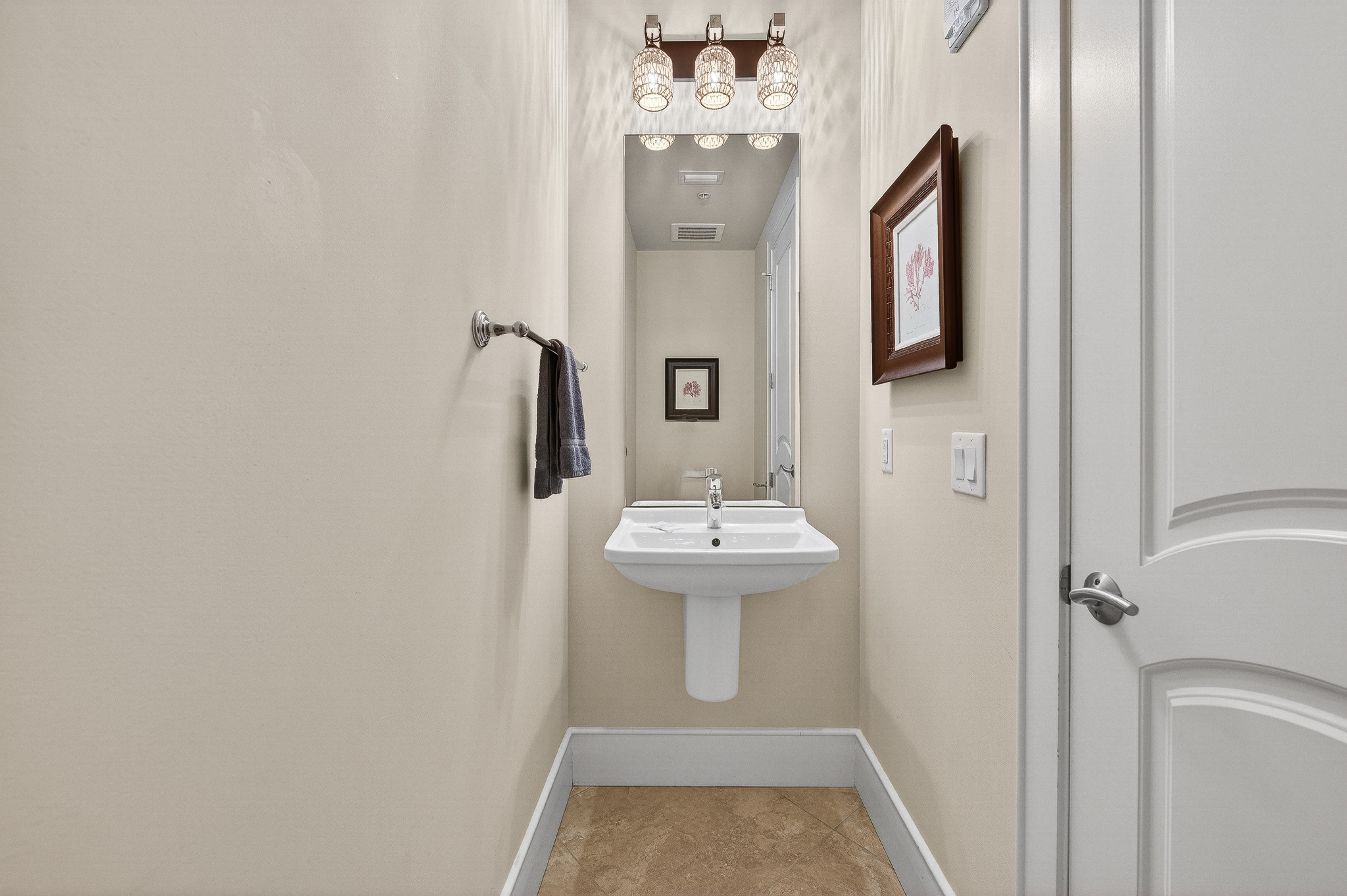 Fourth Bathroom, hall half-bath