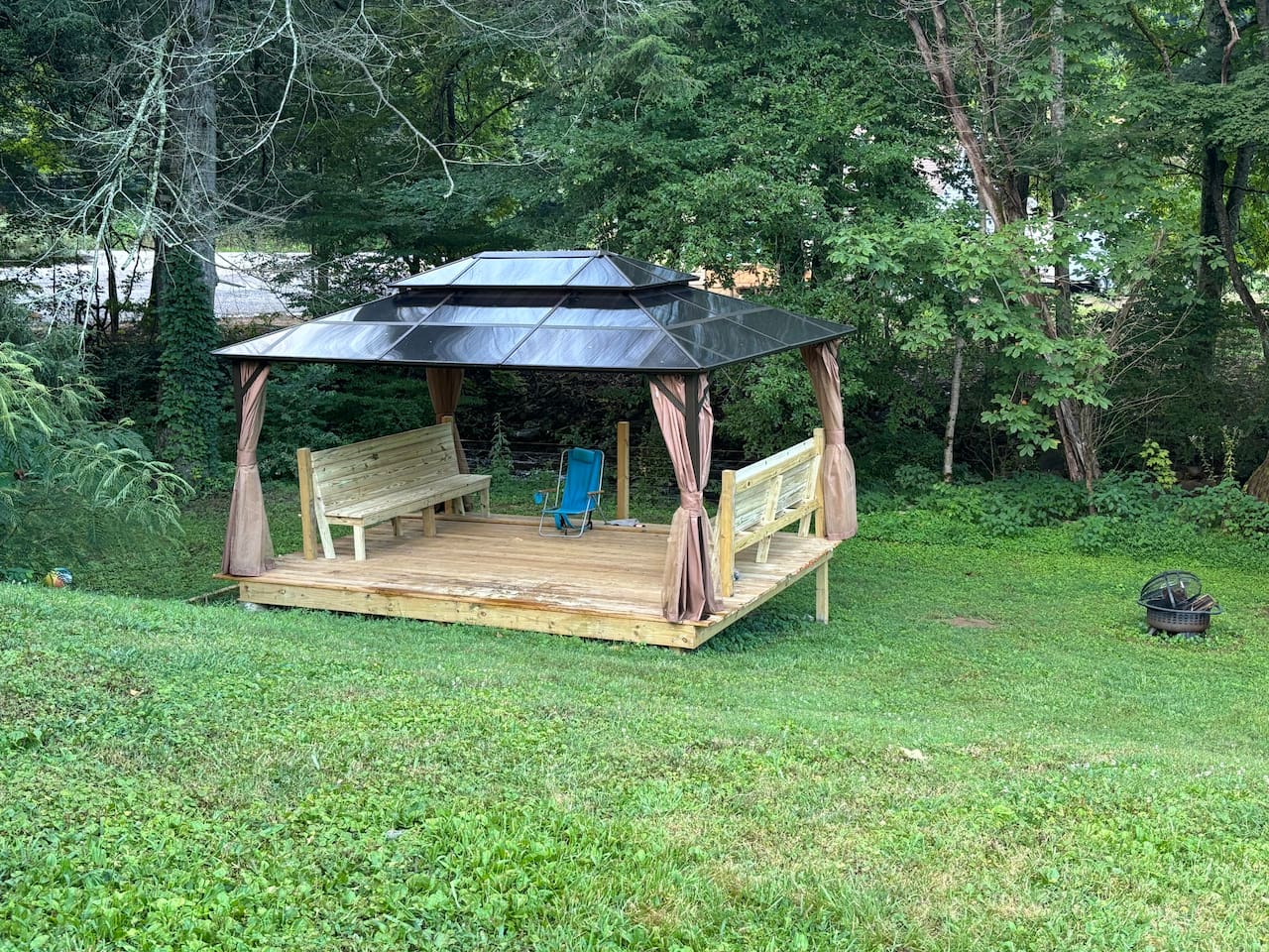 Gazebo down by the creek