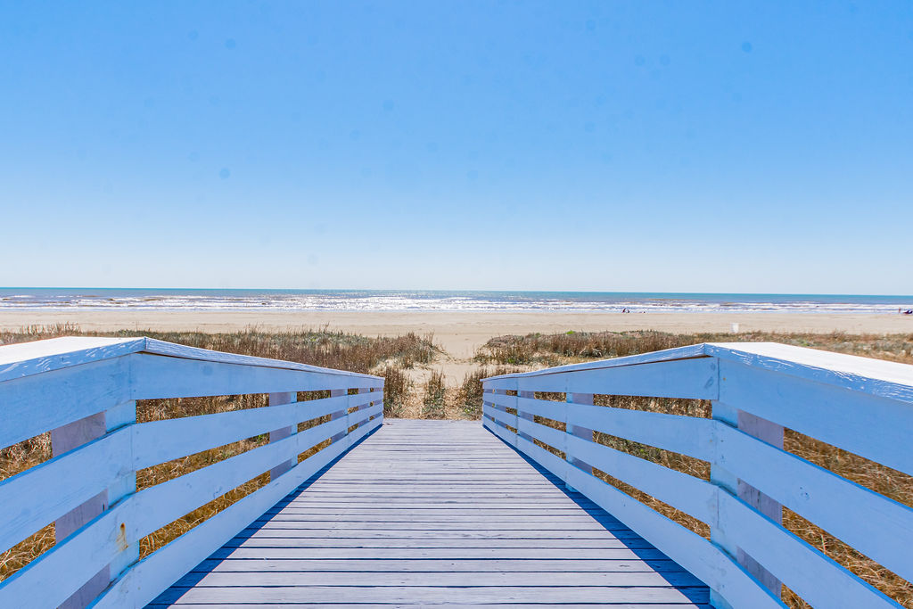 Bridge leading into the beach