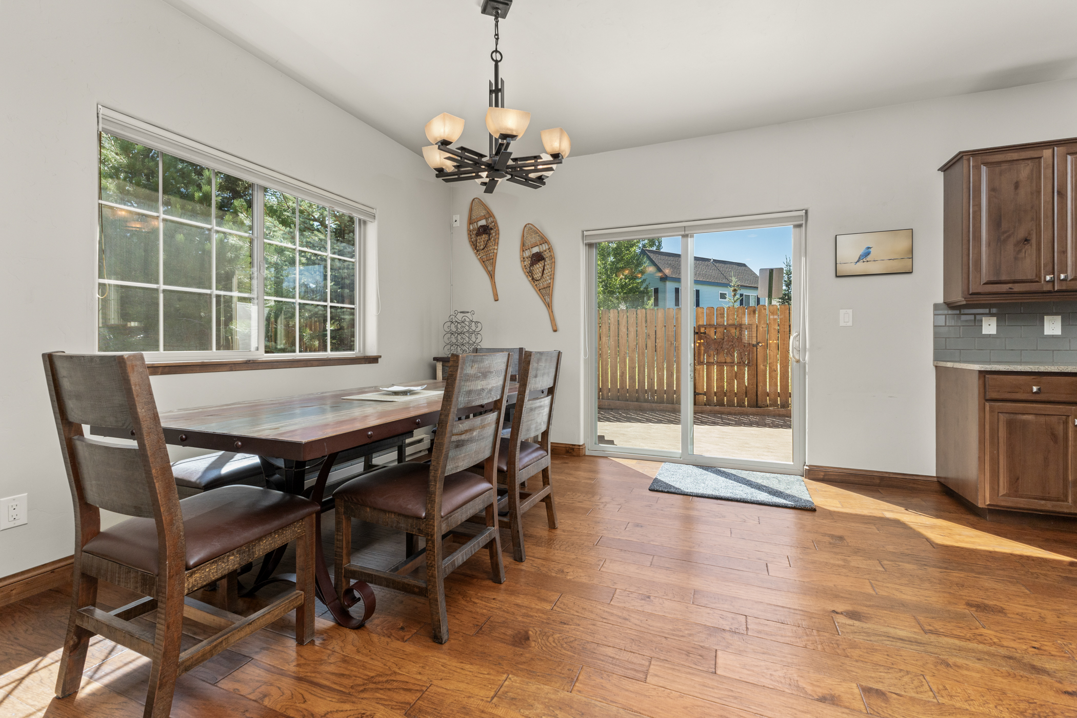 Dining Area with Hot Tub Patio access