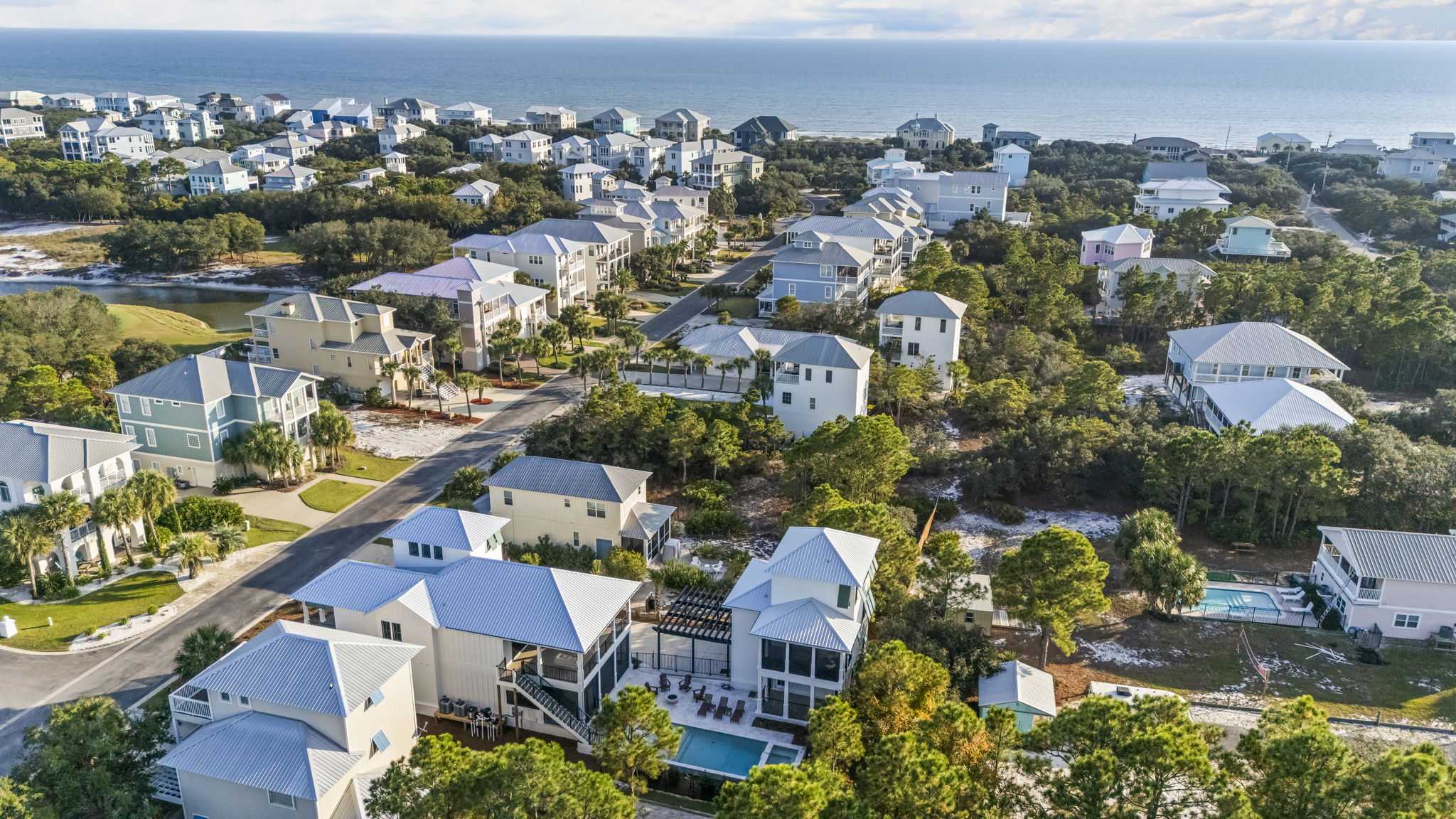 Magnolia Mooring and Anchor Down by the Dunes are nestled in the heart of Kiva Dunes, just steps from Osprey Circle pool, tennis and pickleball courts—right off Kiva Way—and a short stroll through this charming, walkable neighborhood to the beach.