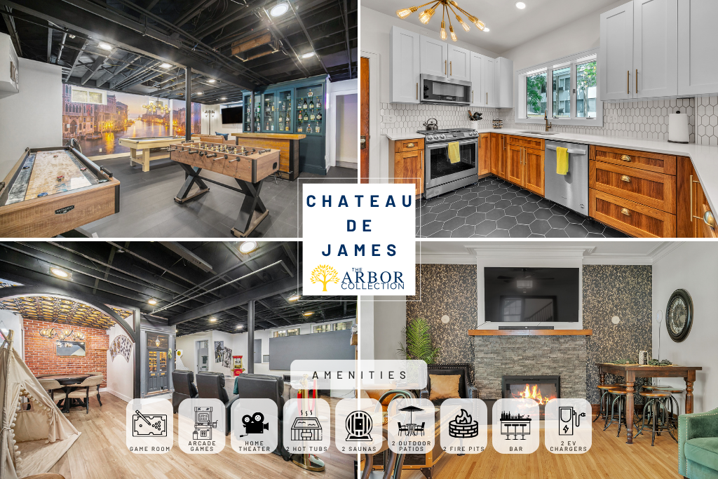 Welcome to the Chateau de James, Ann Arbor's Largest Vacation Rental