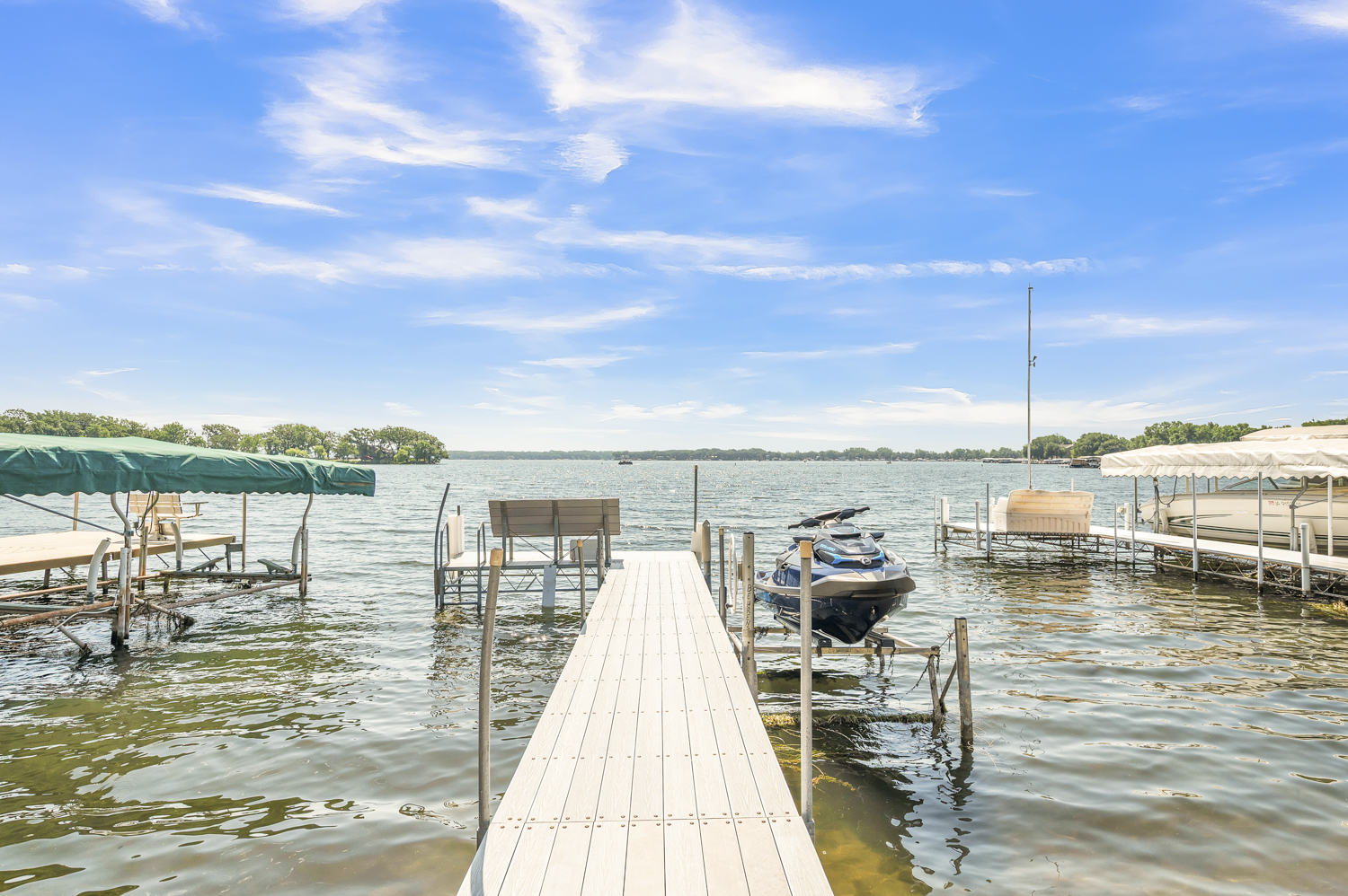 Private dock to fish off