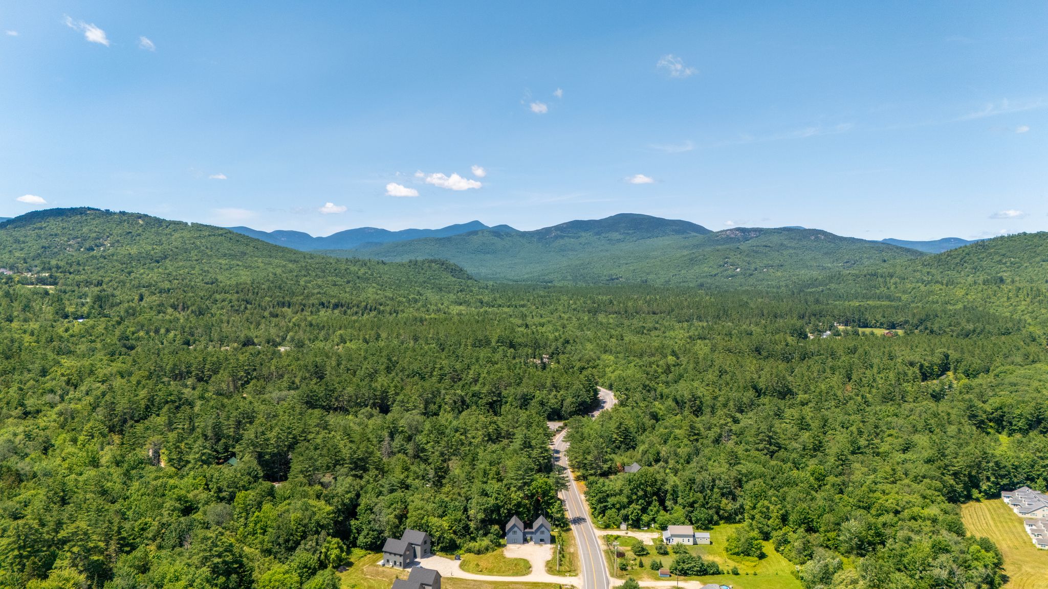 A peaceful mountain setting surrounded by miles of beautiful scenery.