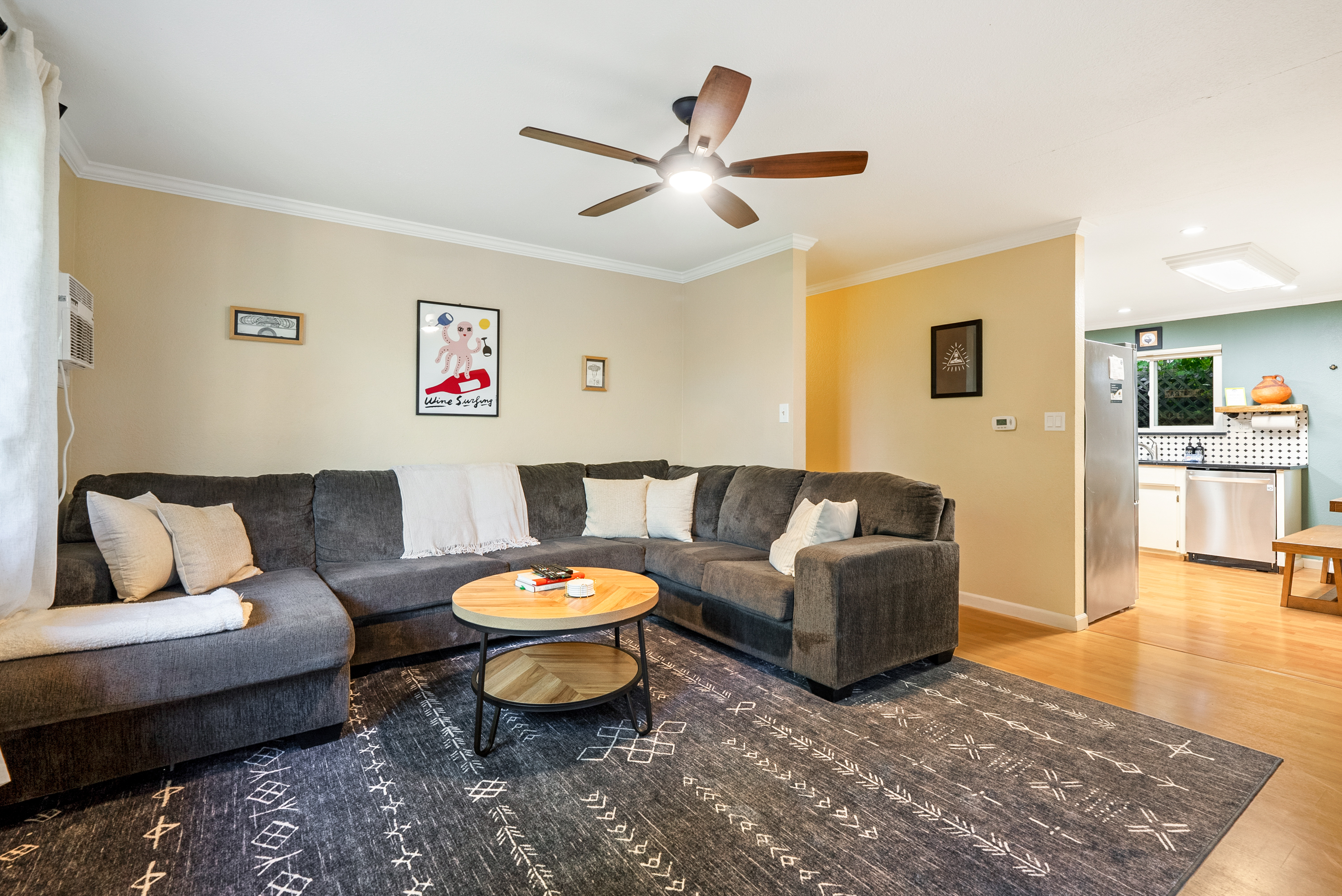 Gather around with friends for quality time and total relaxation.