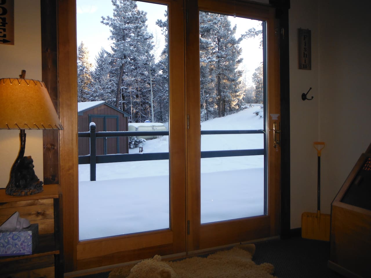 Private access to the deck from the Bunk Bedroom