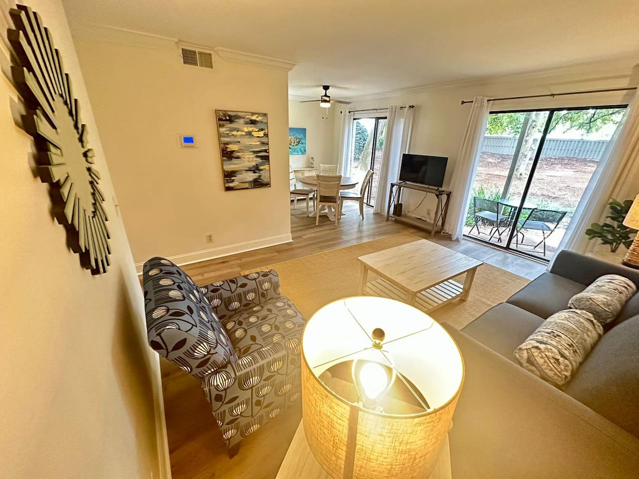 Bright open living area