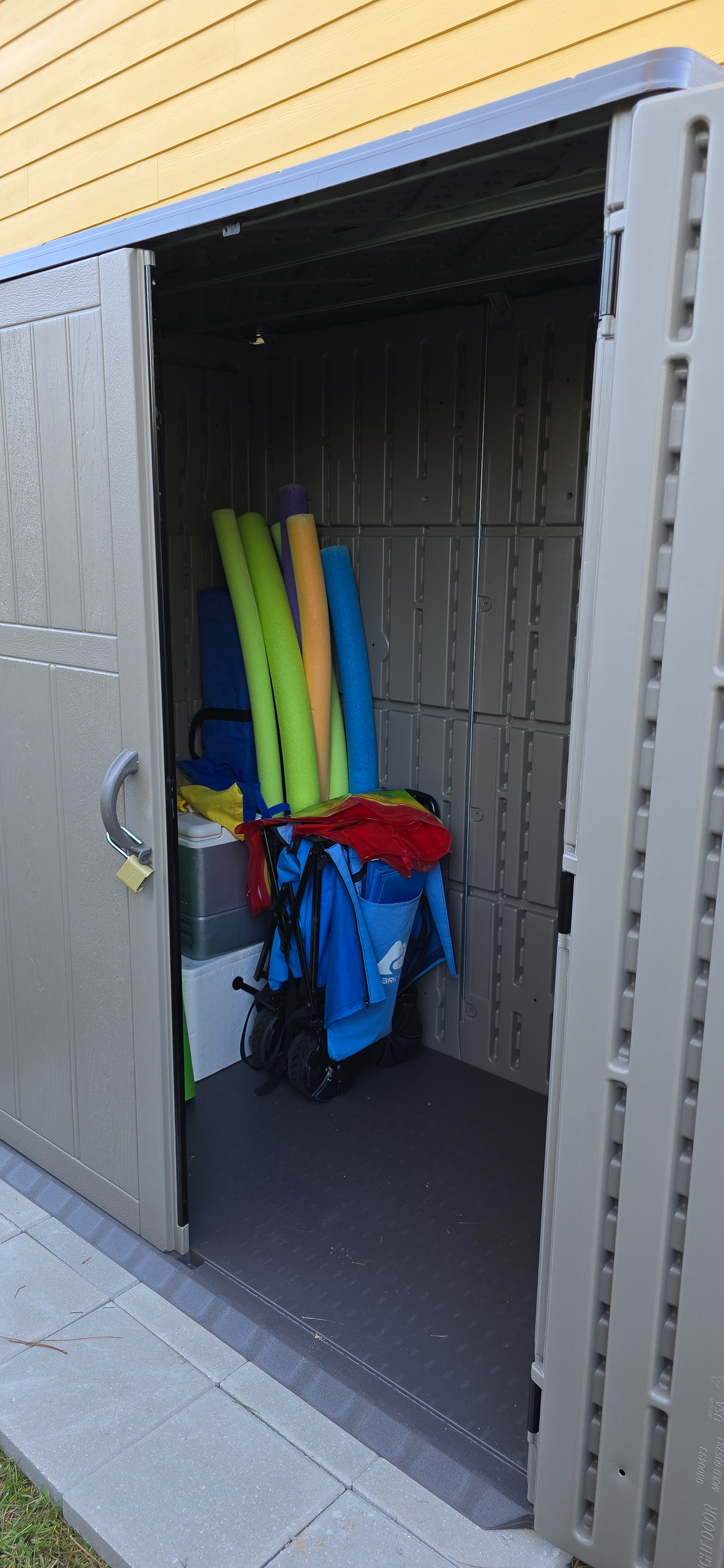 Pool Toys & Beach Gear (in Shed)