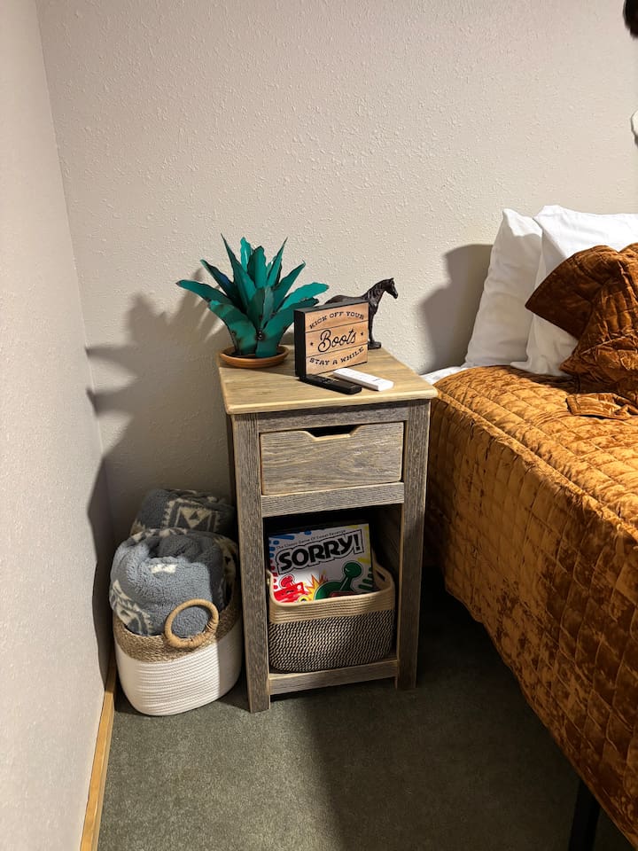 Guest Room - Board games provided for family fun