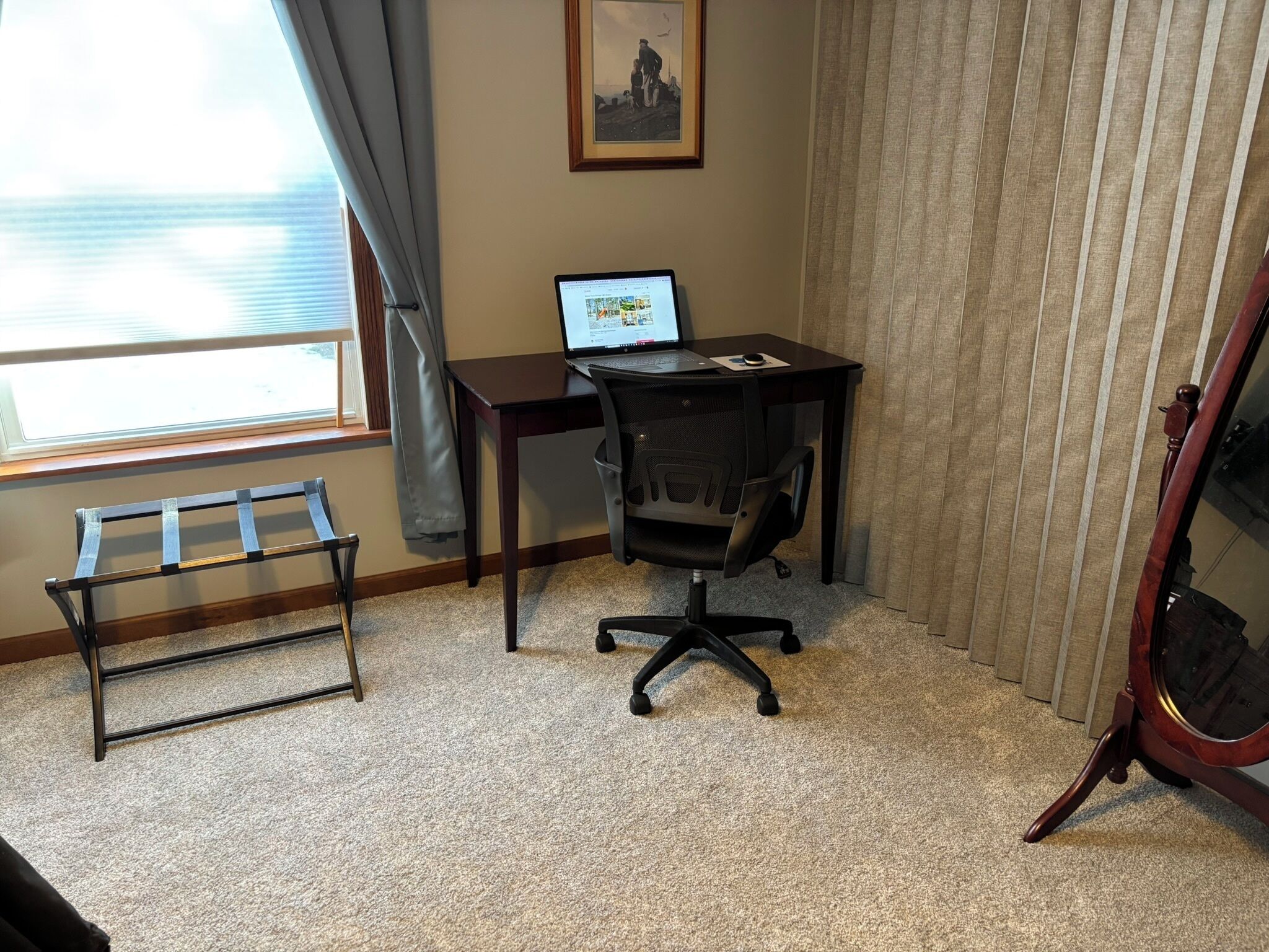 2 of 2 workspaces. This one is more private, located in Master Bedroom.