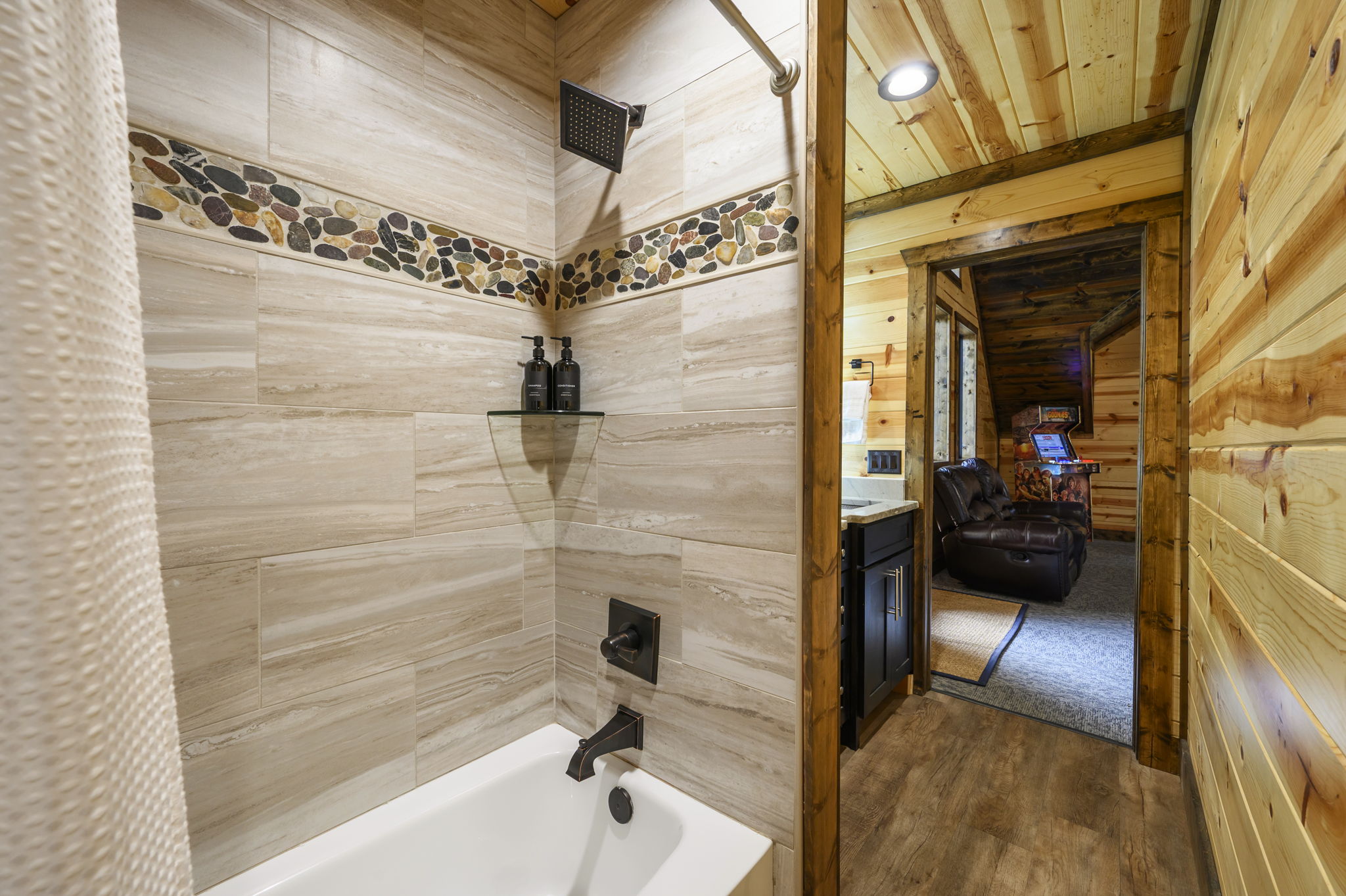 Bright, modern, and refreshing—this ensuite bathroom features a spacious walk-in shower, sleek finishes, and everything you need to unwind in comfort