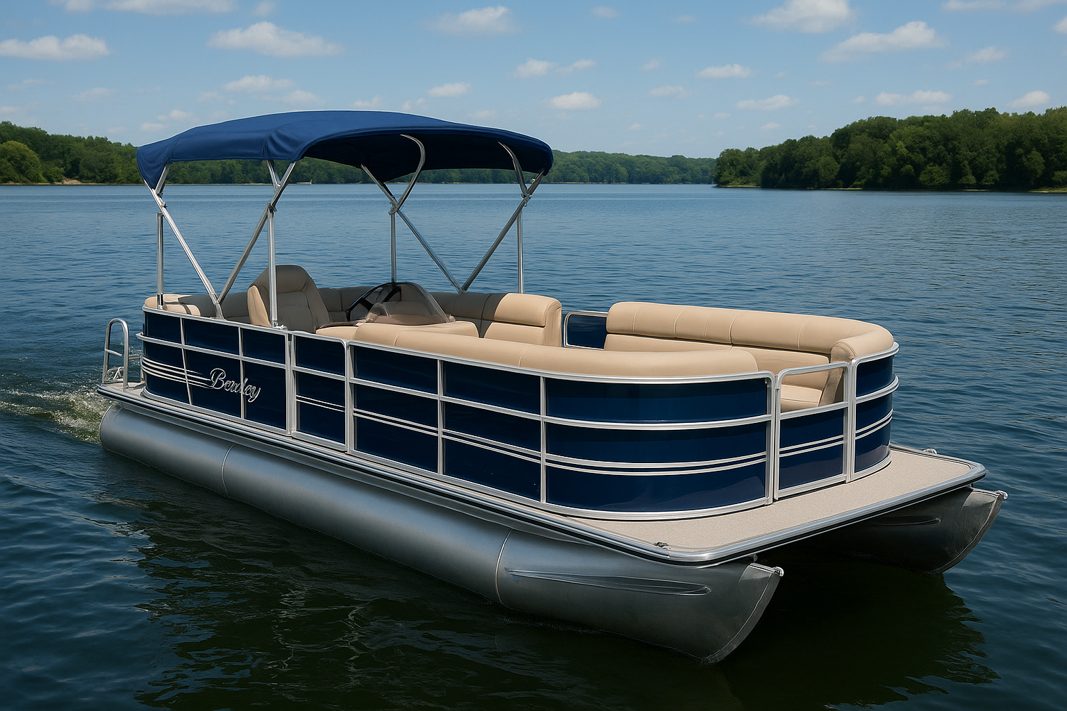 2023 Bentley Legacy Navigator 220 Pontoon on Lake Tobesofkee