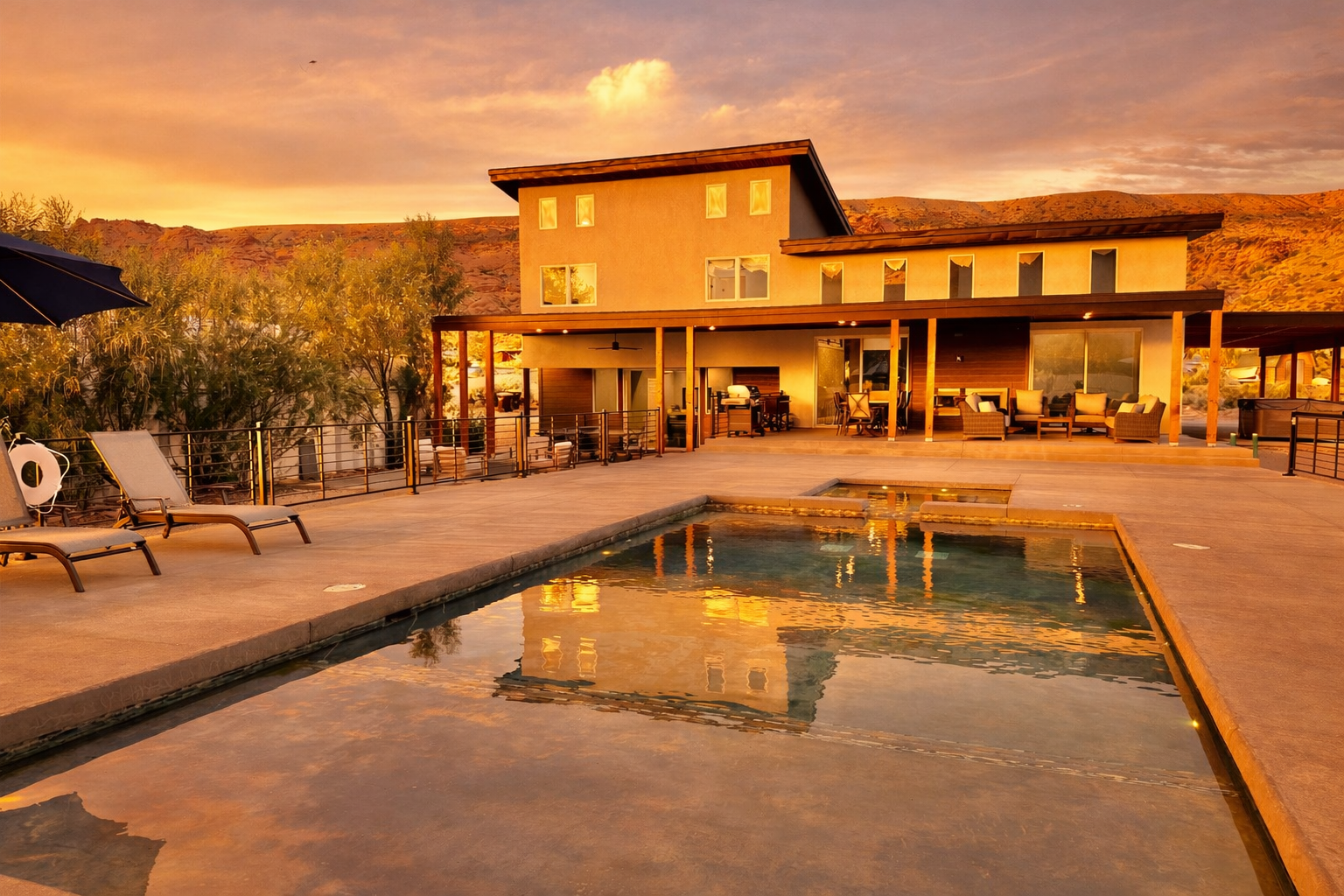 Private year-round heated pool