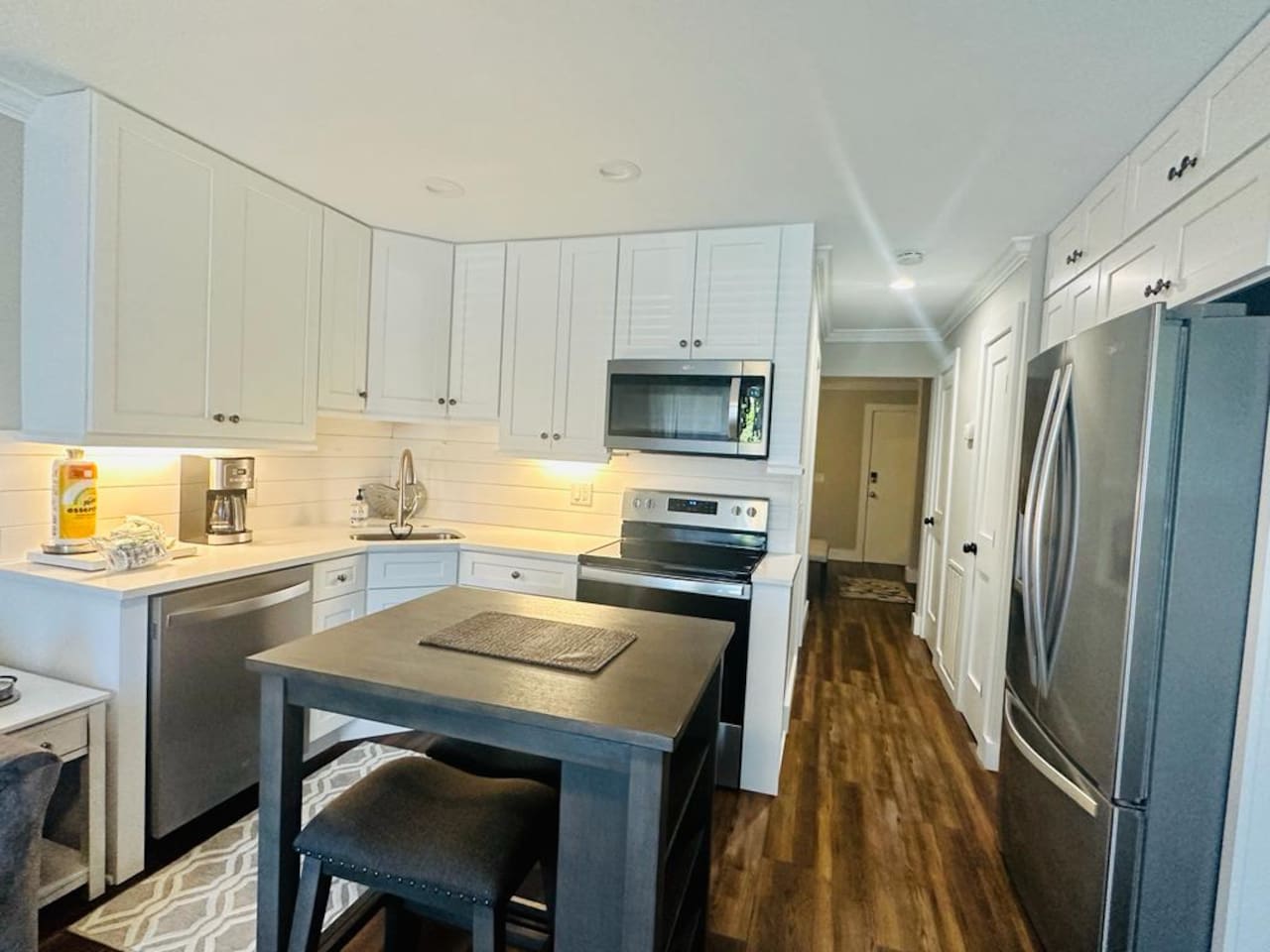 Kitchen with island seating