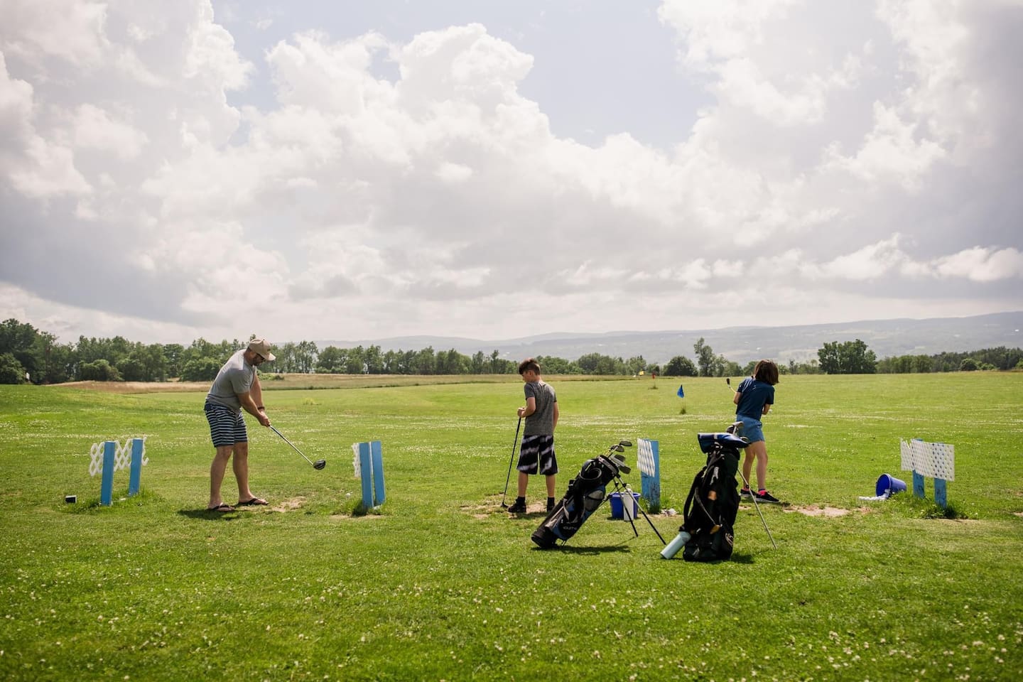 Driving range and 9-hole course nearby