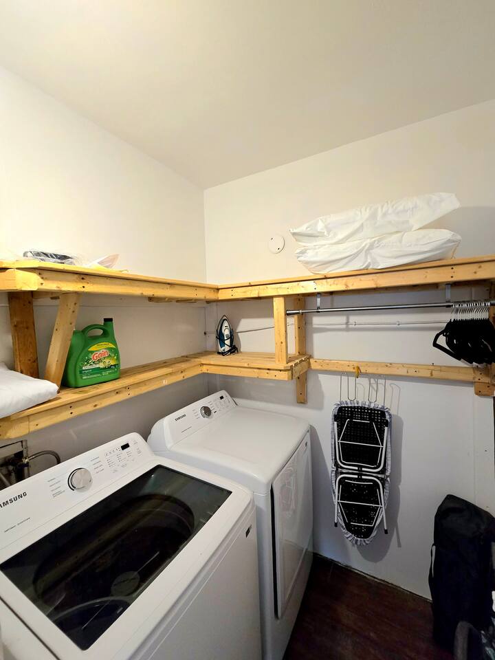 Elegant laundry space for effortless convenience
