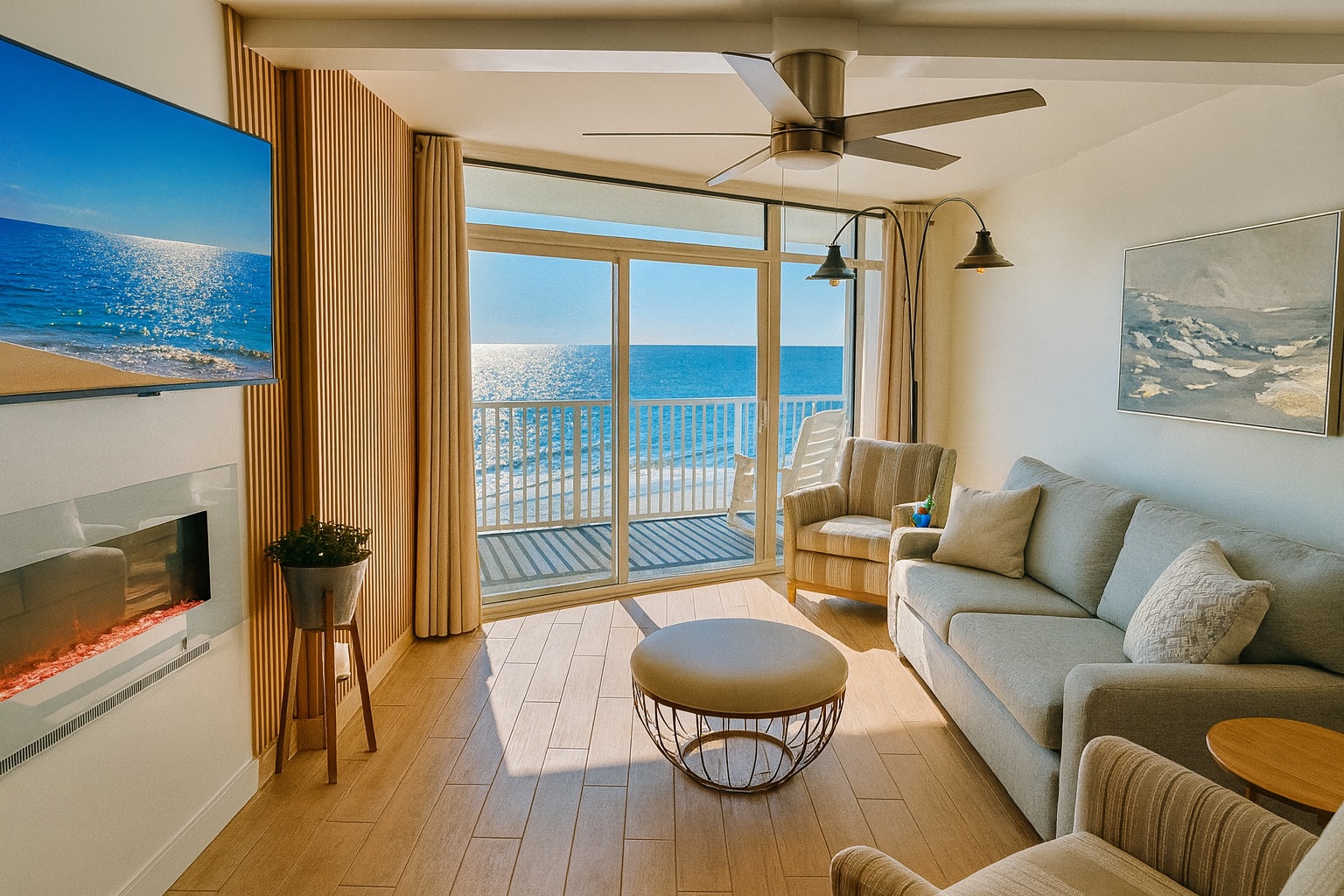 Pull out queen size sofa in living room