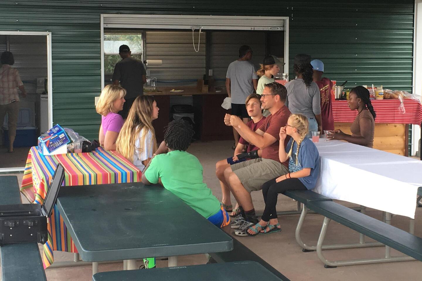 Relax in shade at our pavilion. (Common Area)