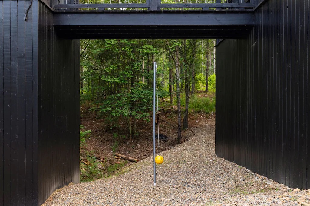 Unique Retreat: Step outside to explore nature trails surrounded by lush greenery and serenity!