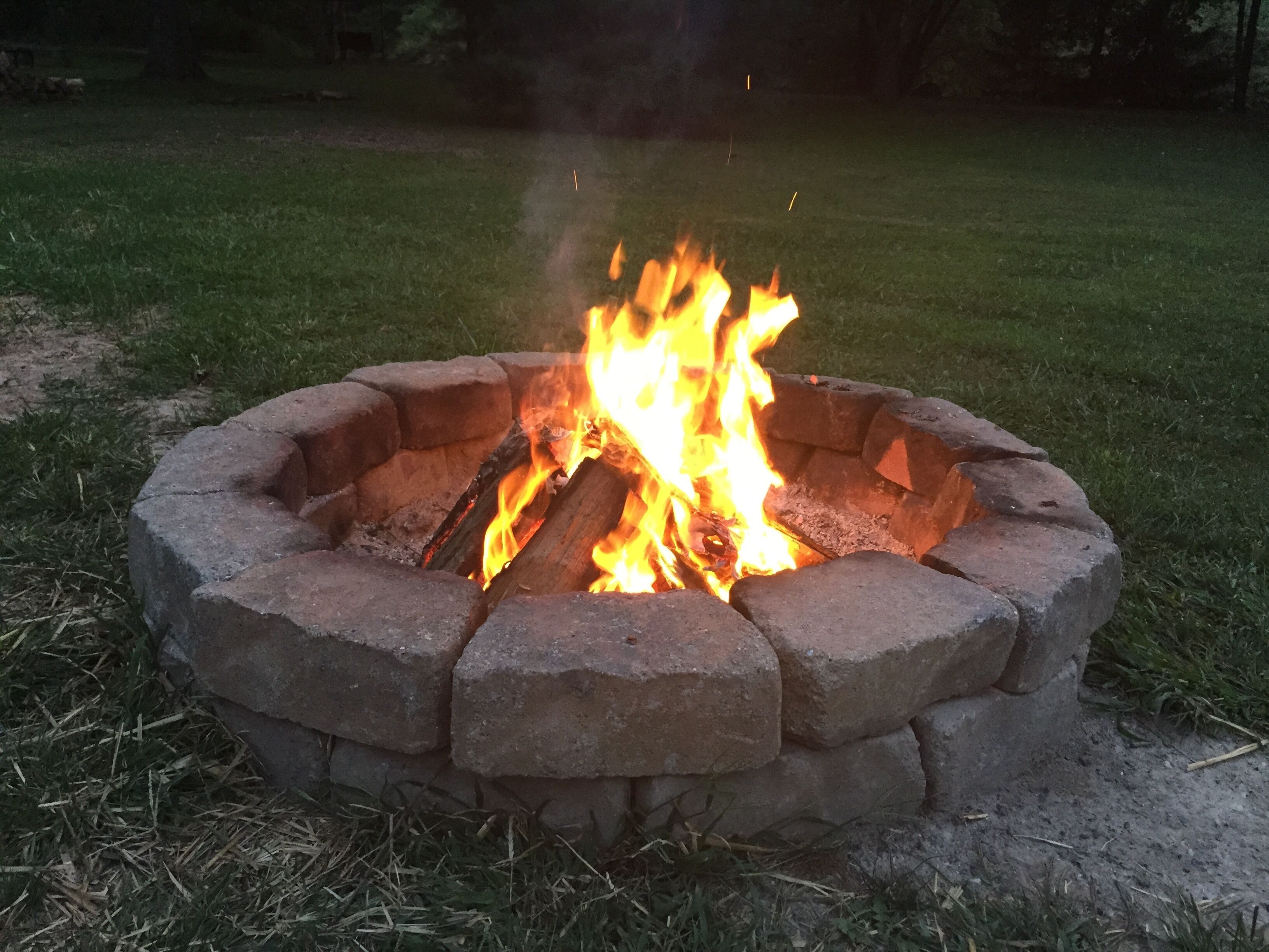 we provide two firepits and wood for your nightly campfires   