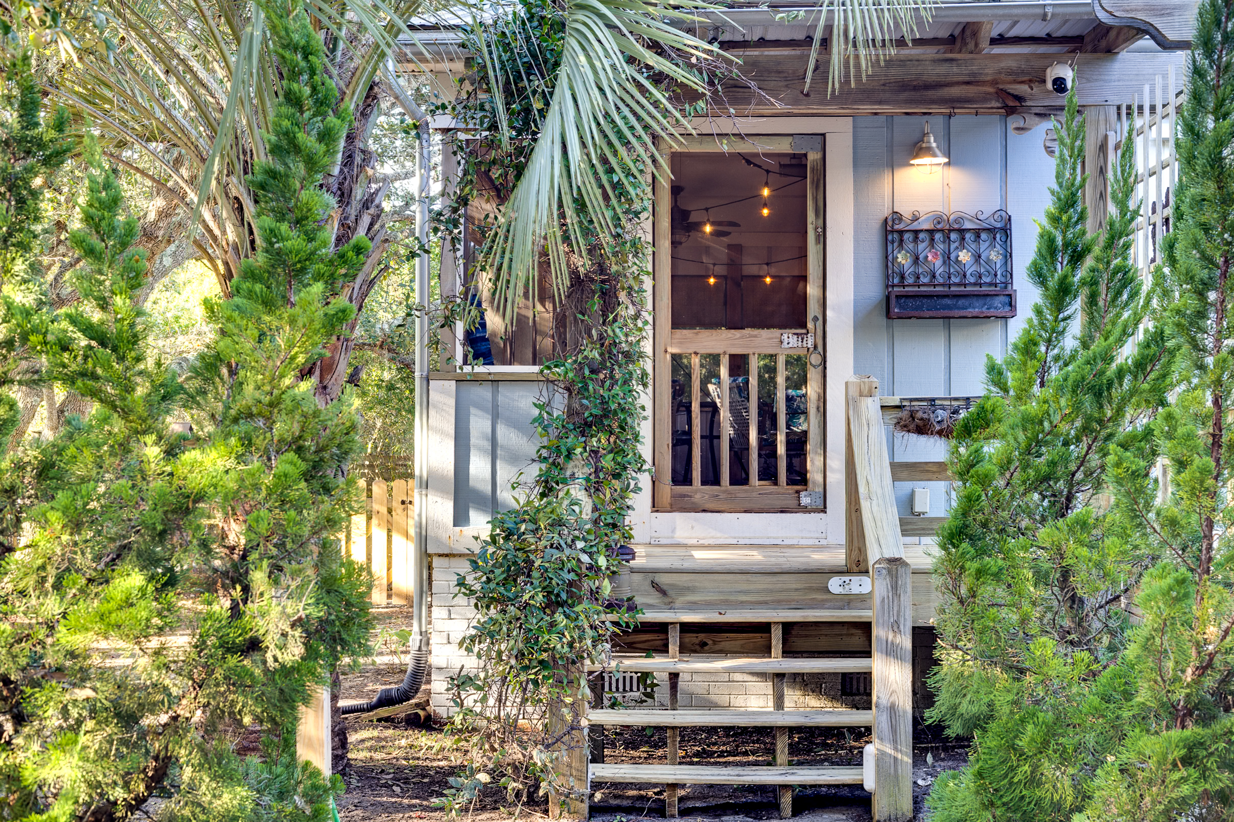 Entry Door Located on Screened Porch
