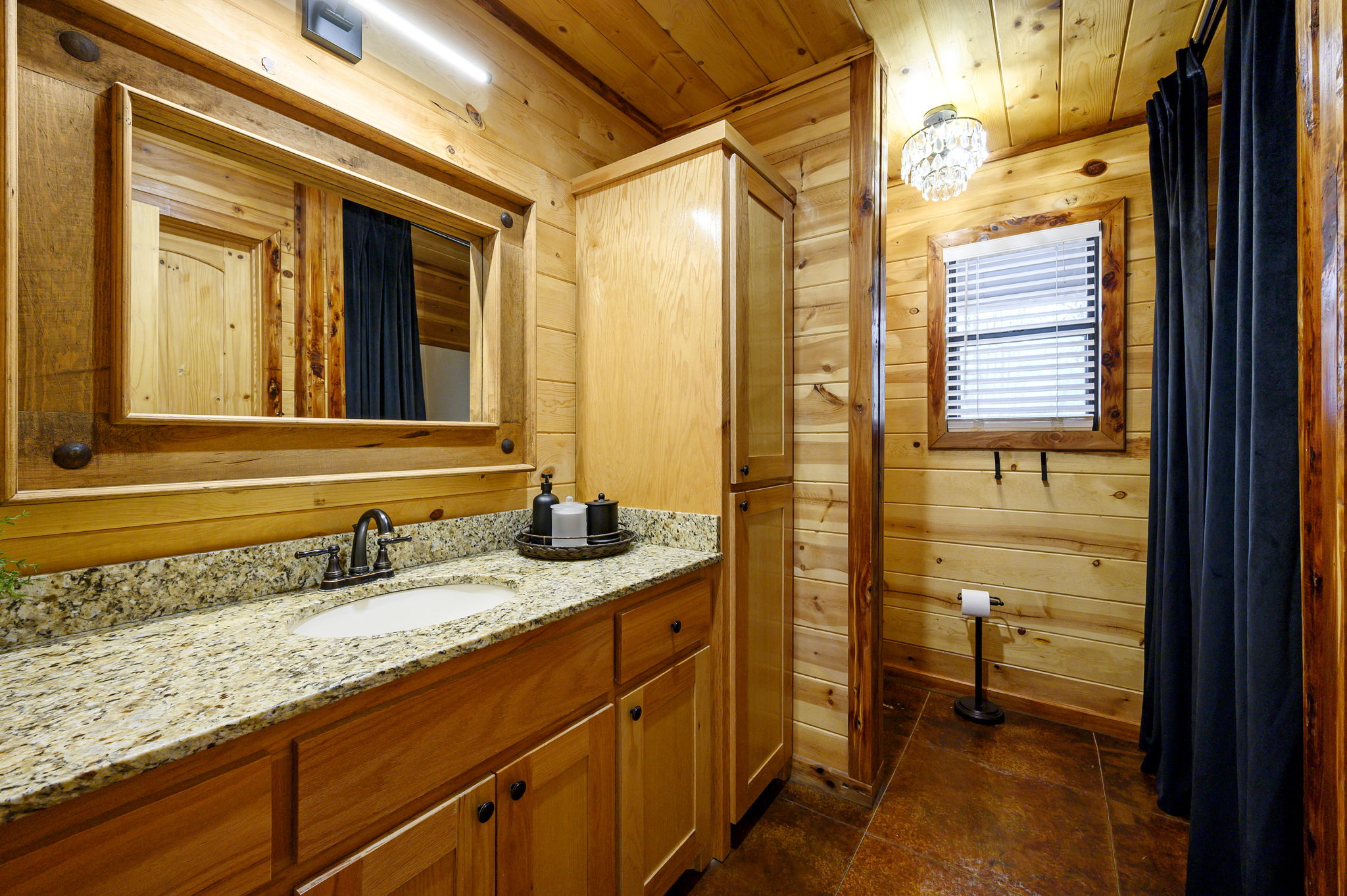 Bathroom: 
Well-appointed bathroom with quality finishes and clean, modern touches. Functional, stylish, and designed for comfort.