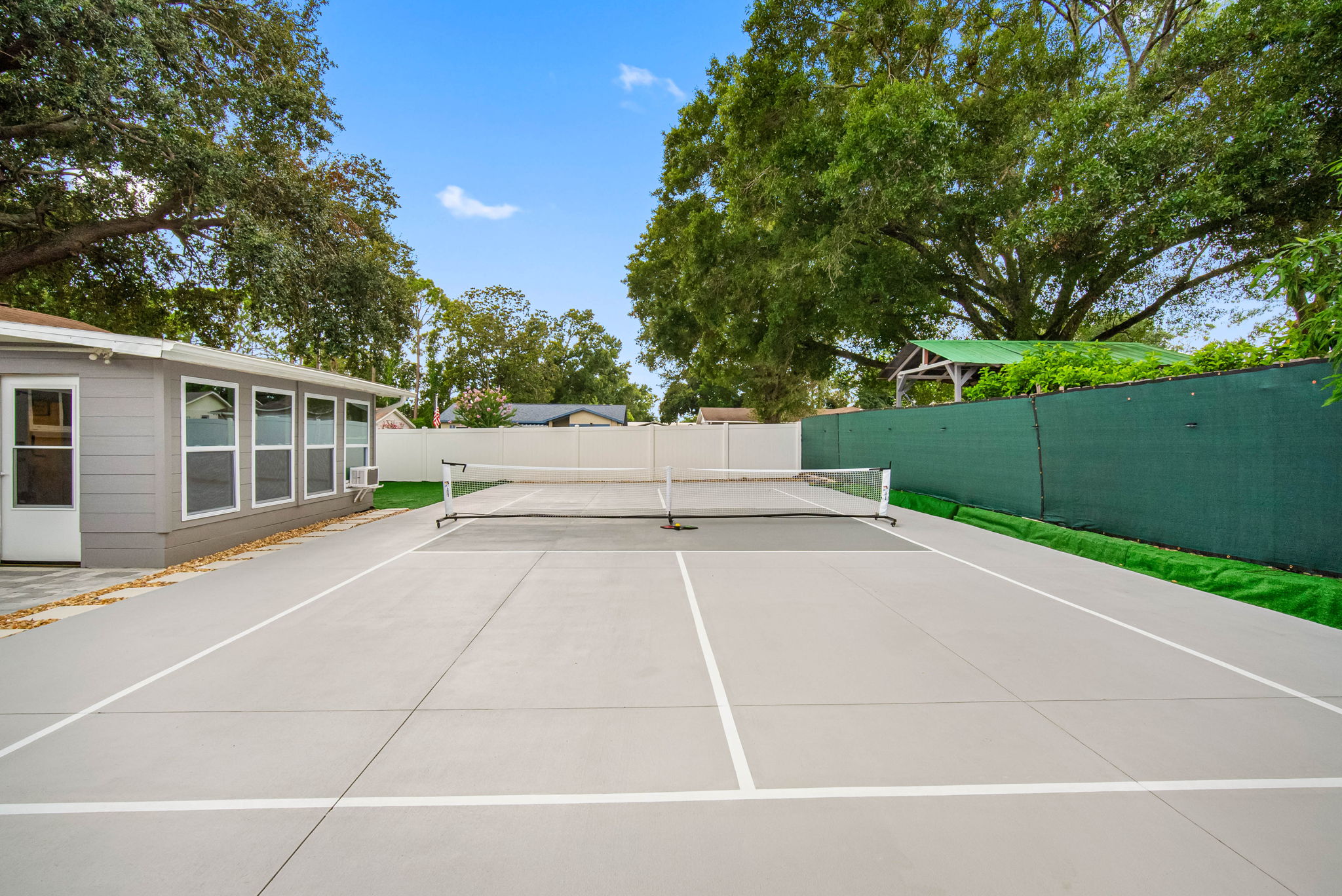 A pickleball court that makes your vacation rental truly unforgettable.