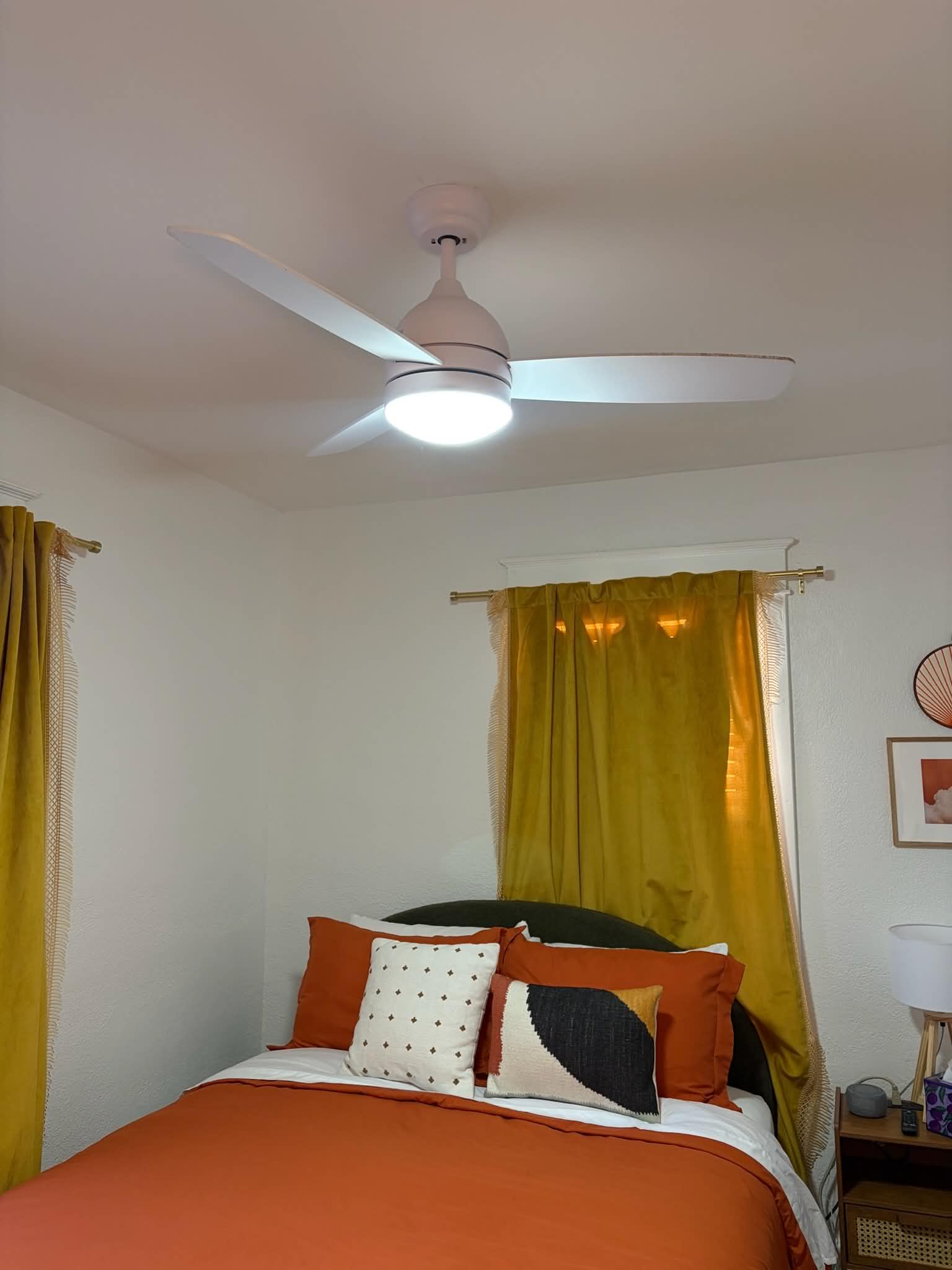 Queen bedroom ceiling fan