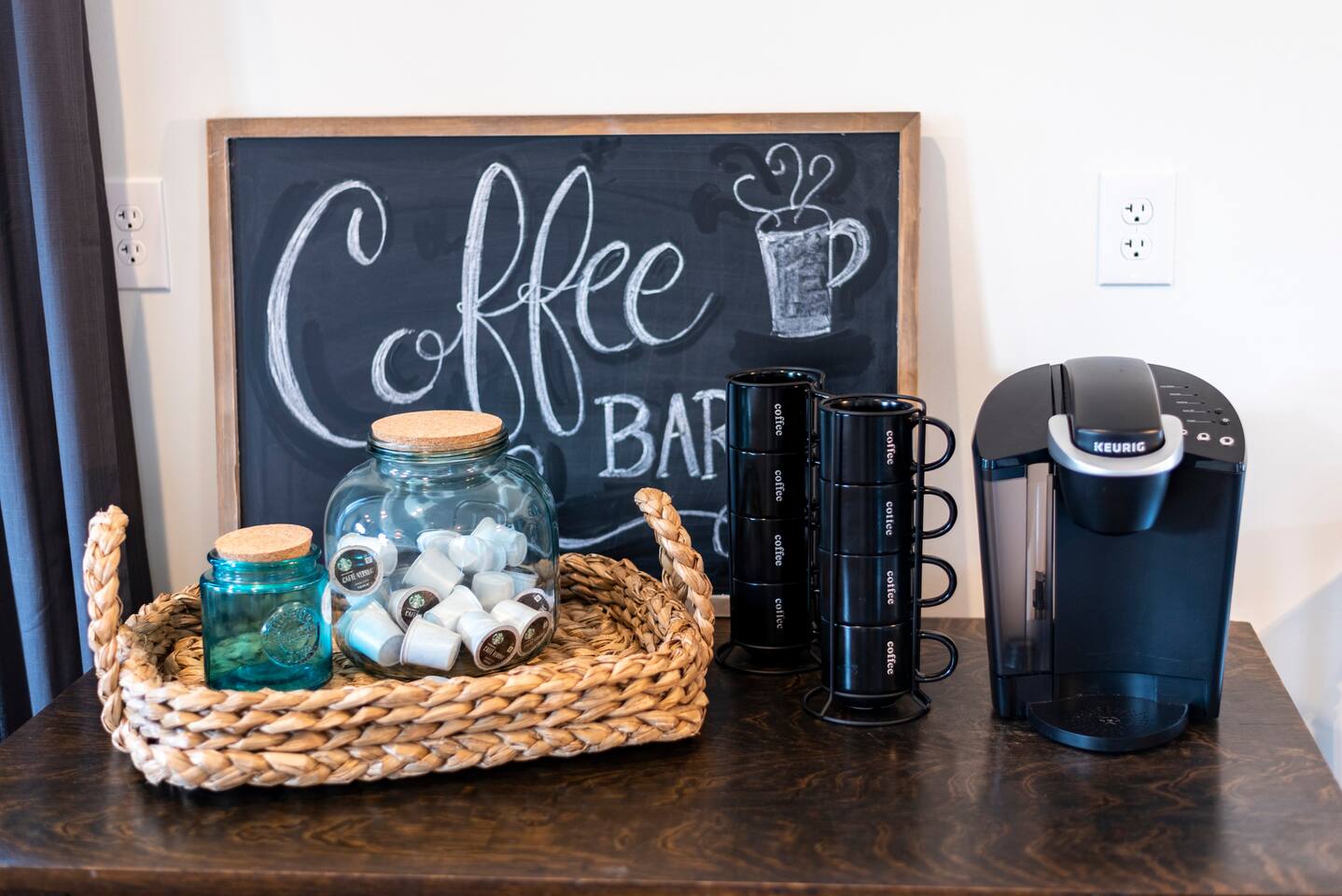 Keurig Available in 2nd Floor Family Room*Starter K Cups and Cream/Sugar