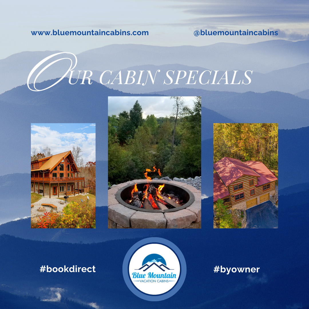 Specials Blue Mountain Cabins Vacation Rentals By Owner TN Smokies