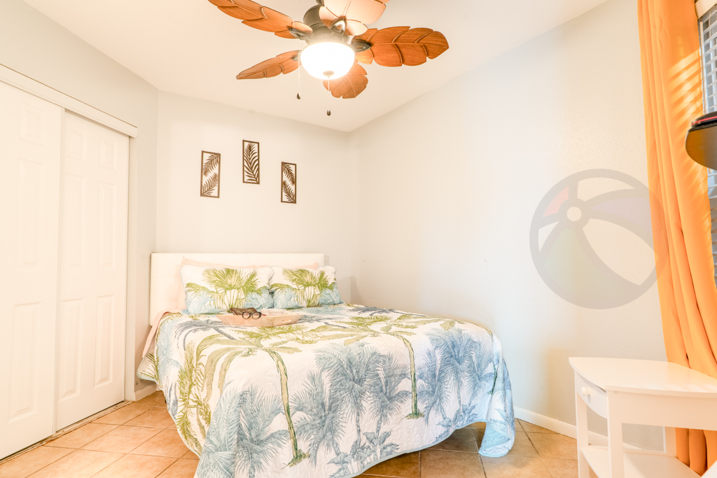 You'll relax and unwind in the private bedroom