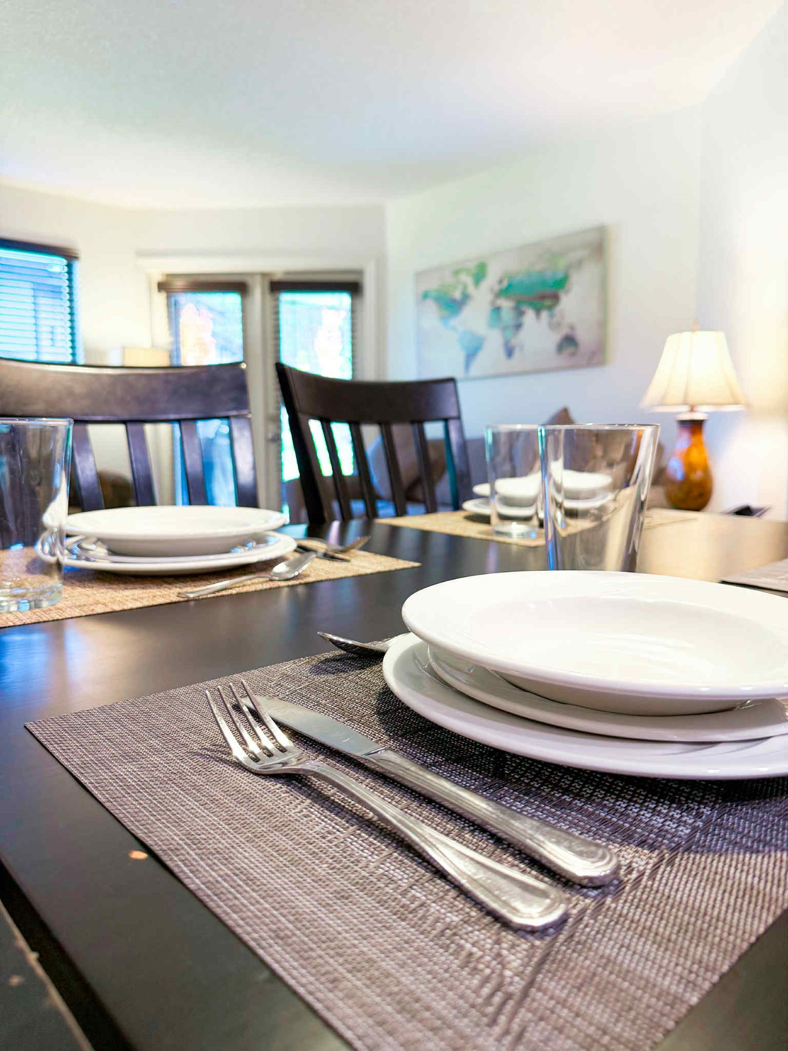 Unit A - Dining area.