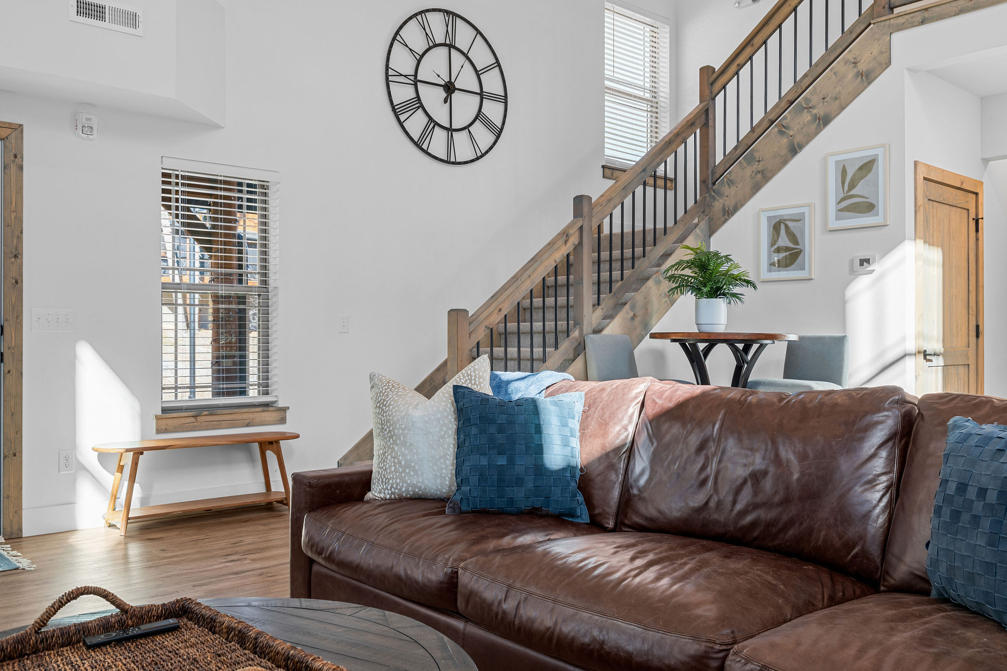 Bright and welcoming gathering space with comfortable seating and an open, airy feel.