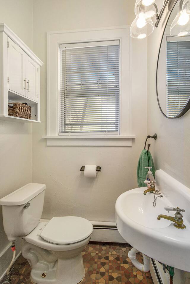 Half Bath on main floor. All necessities included