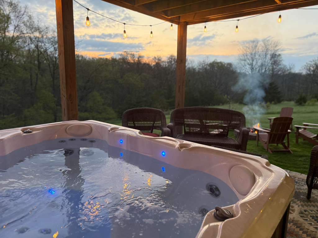 Slip into the warm bubbles, enjoy the fresh air, and make unforgettable memories at our vacation home in Galena.
