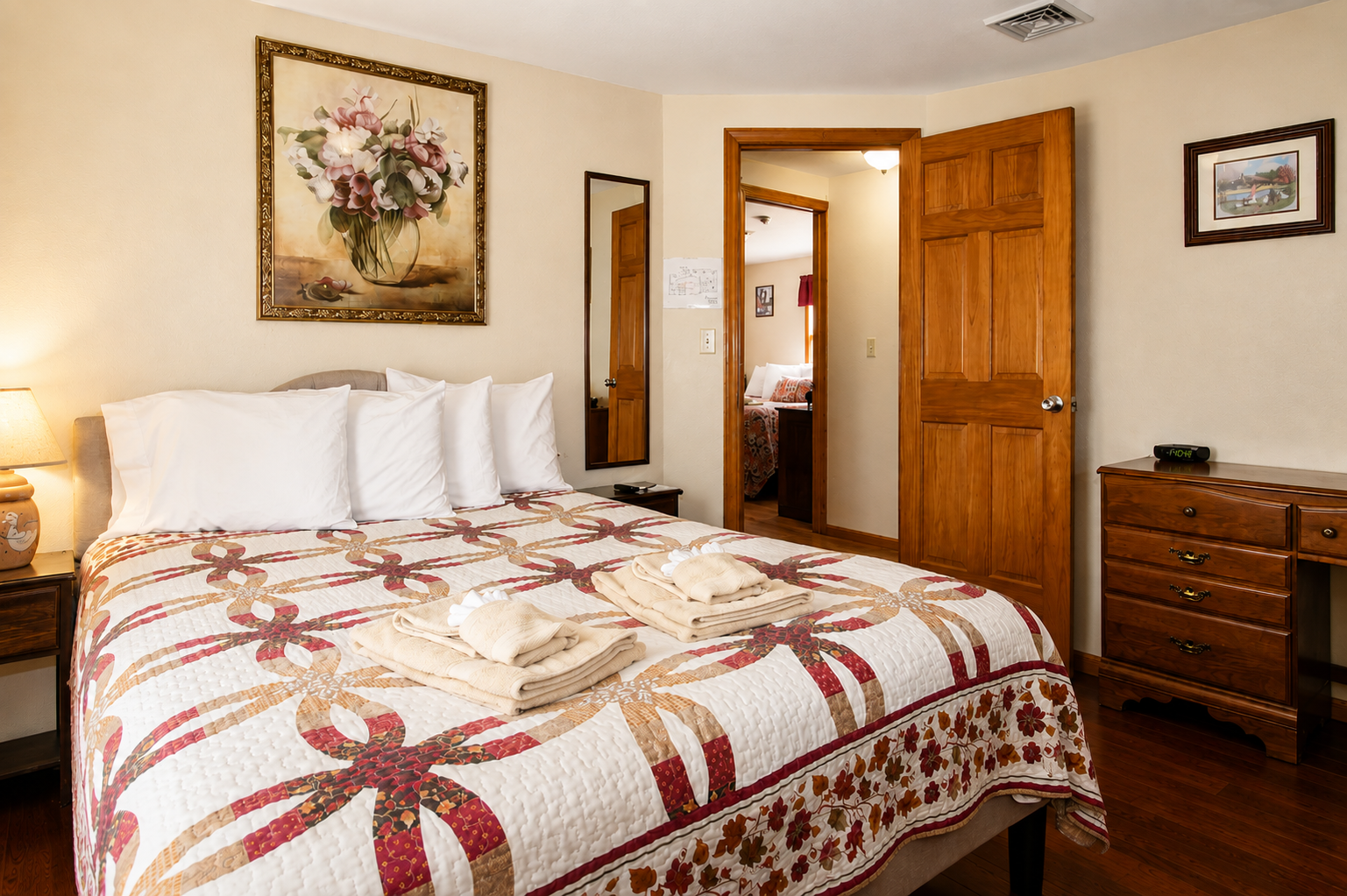 Bedroom #1 with queen bed