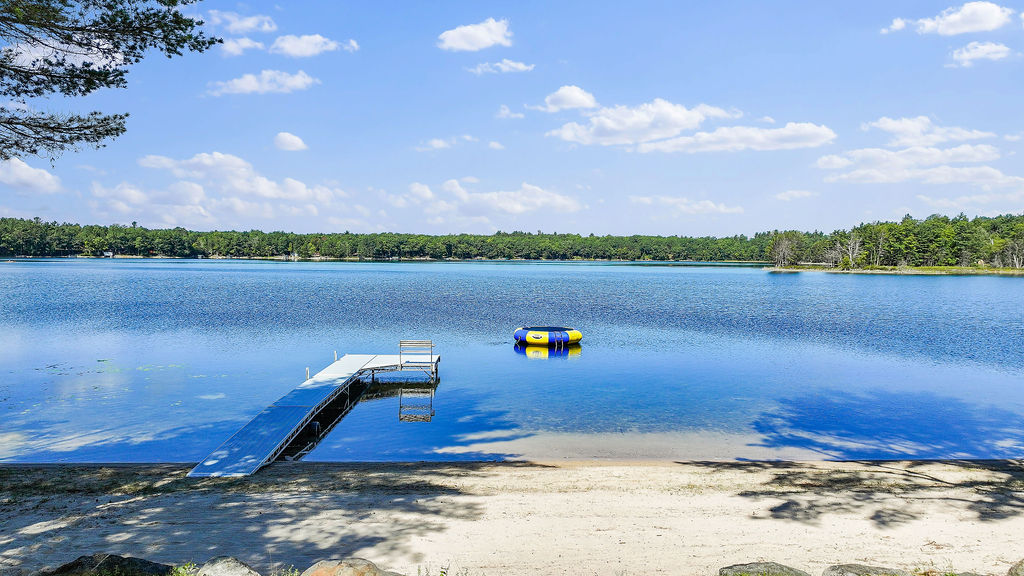 Clear water, gradual entry