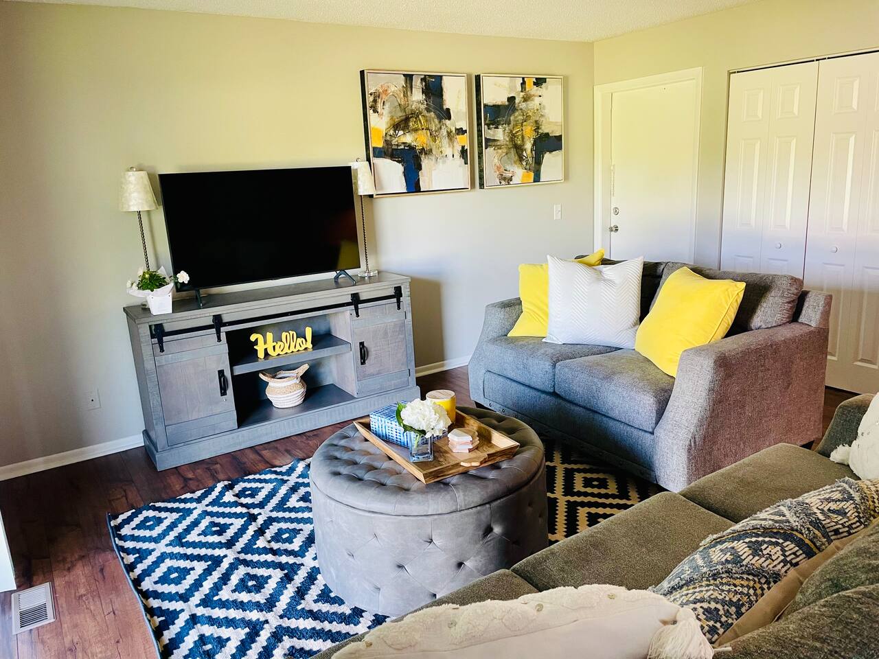 Cheery living room