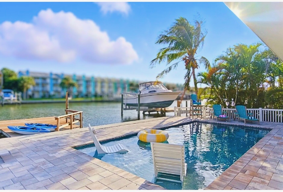 Swim year round at Champagne Bay's new (2025) heated pool