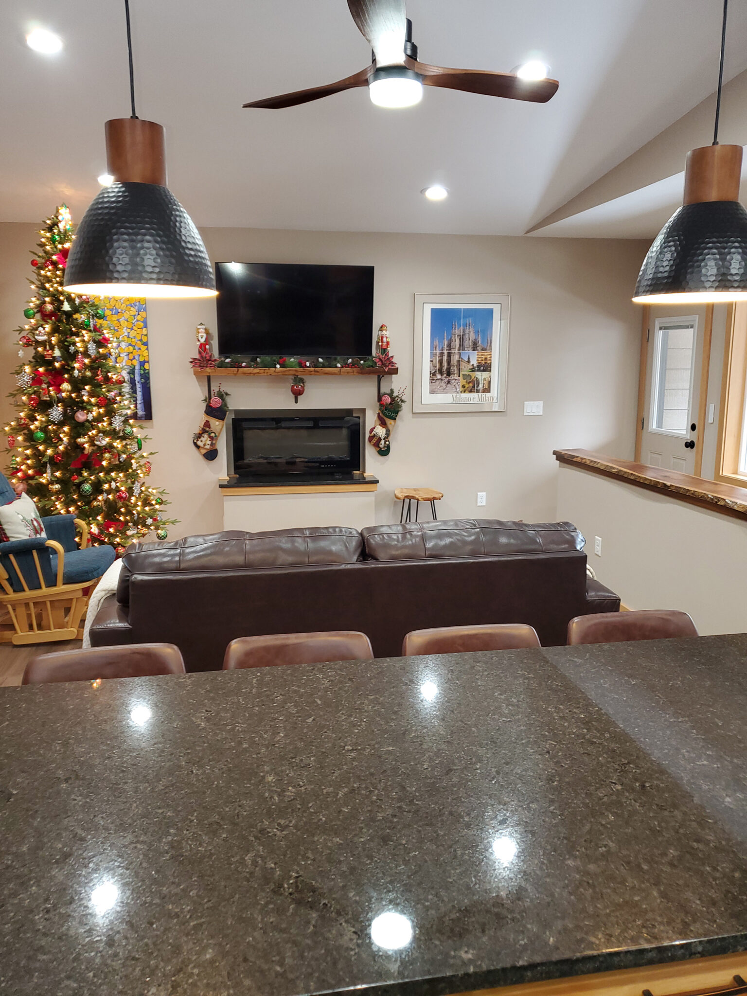 Living Area with sofa Sleeper